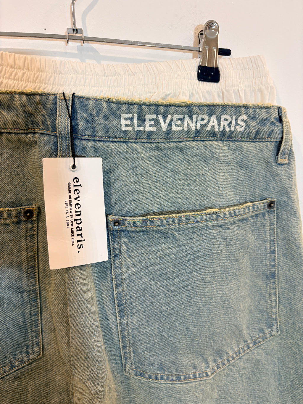 Jean Denim Double Ceinture Nouni – Eleven Paris (Neuf)