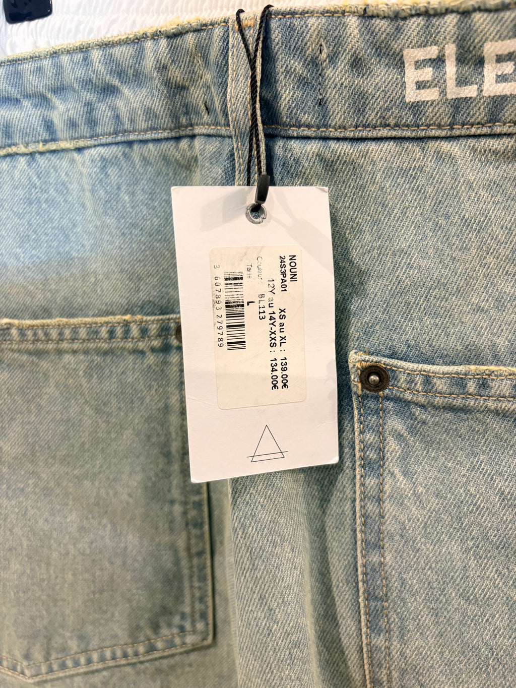 Jean Denim Double Ceinture Nouni – Eleven Paris (Neuf)
