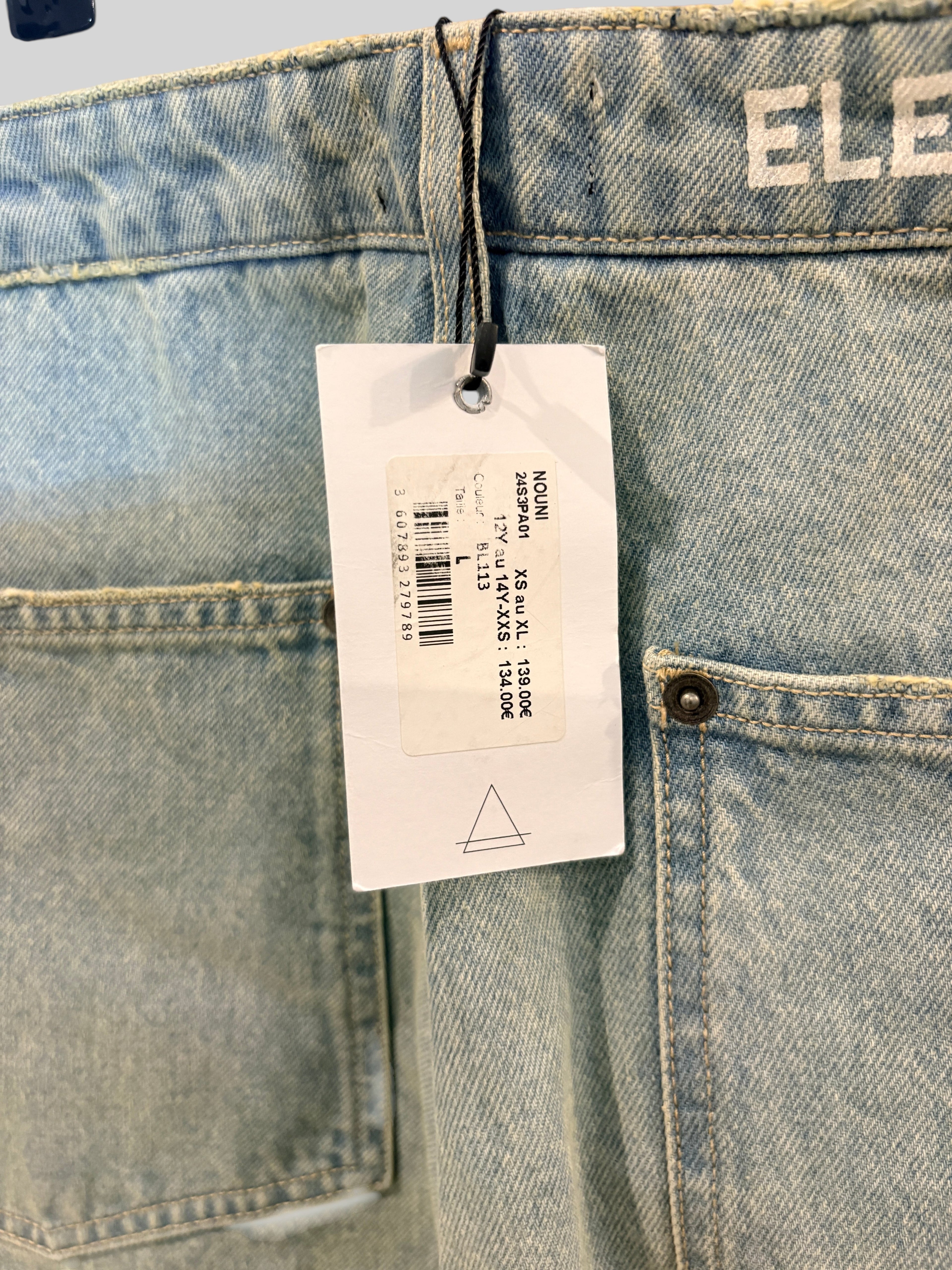 Jean Denim Double Ceinture Nouni – Eleven Paris (Neuf) x ELEVEN PARIS