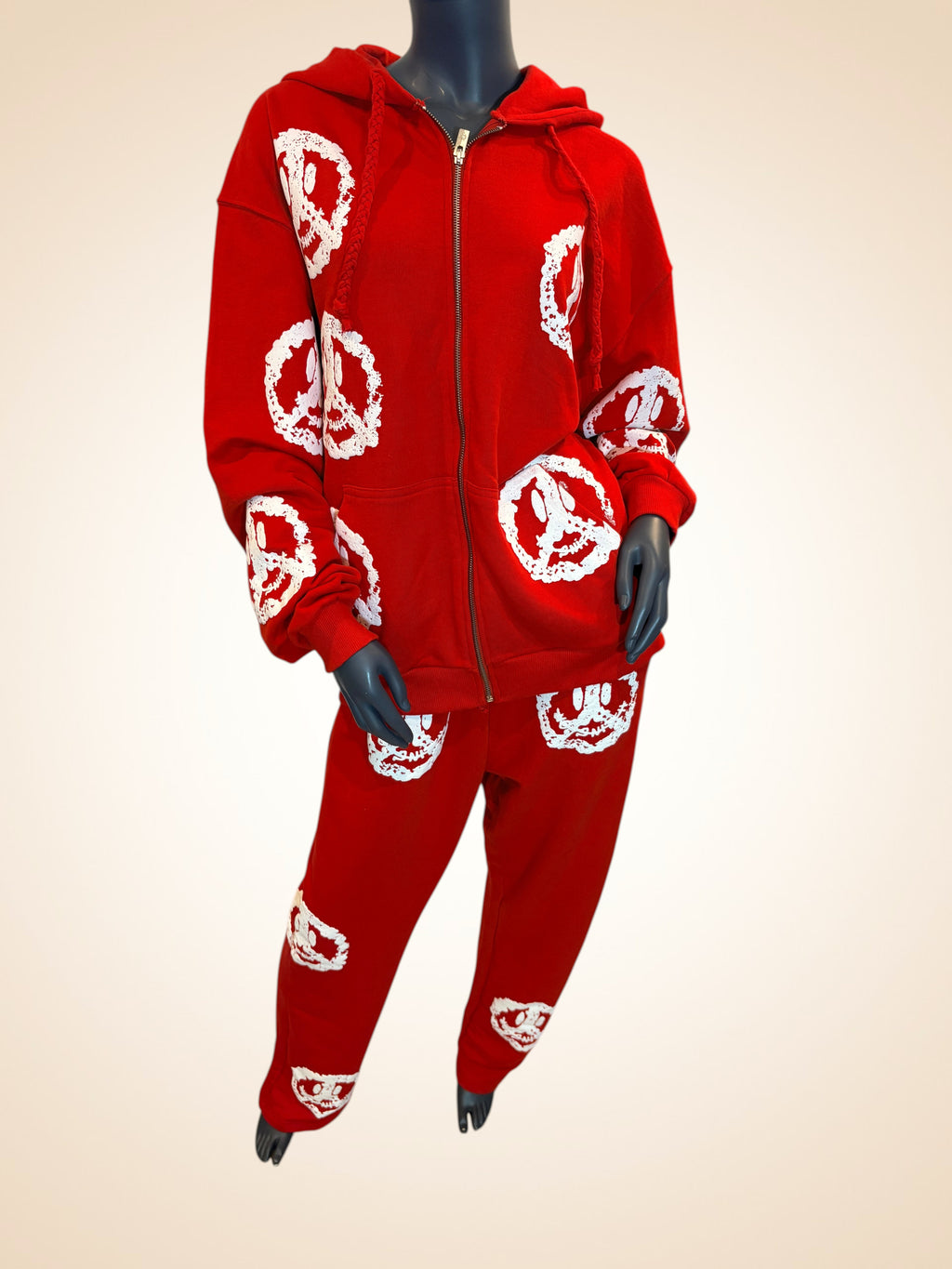 Ensemble de Jogging Rouge "No Snitch by Prince" x Eleven Paris – Neuf avec Étiquette