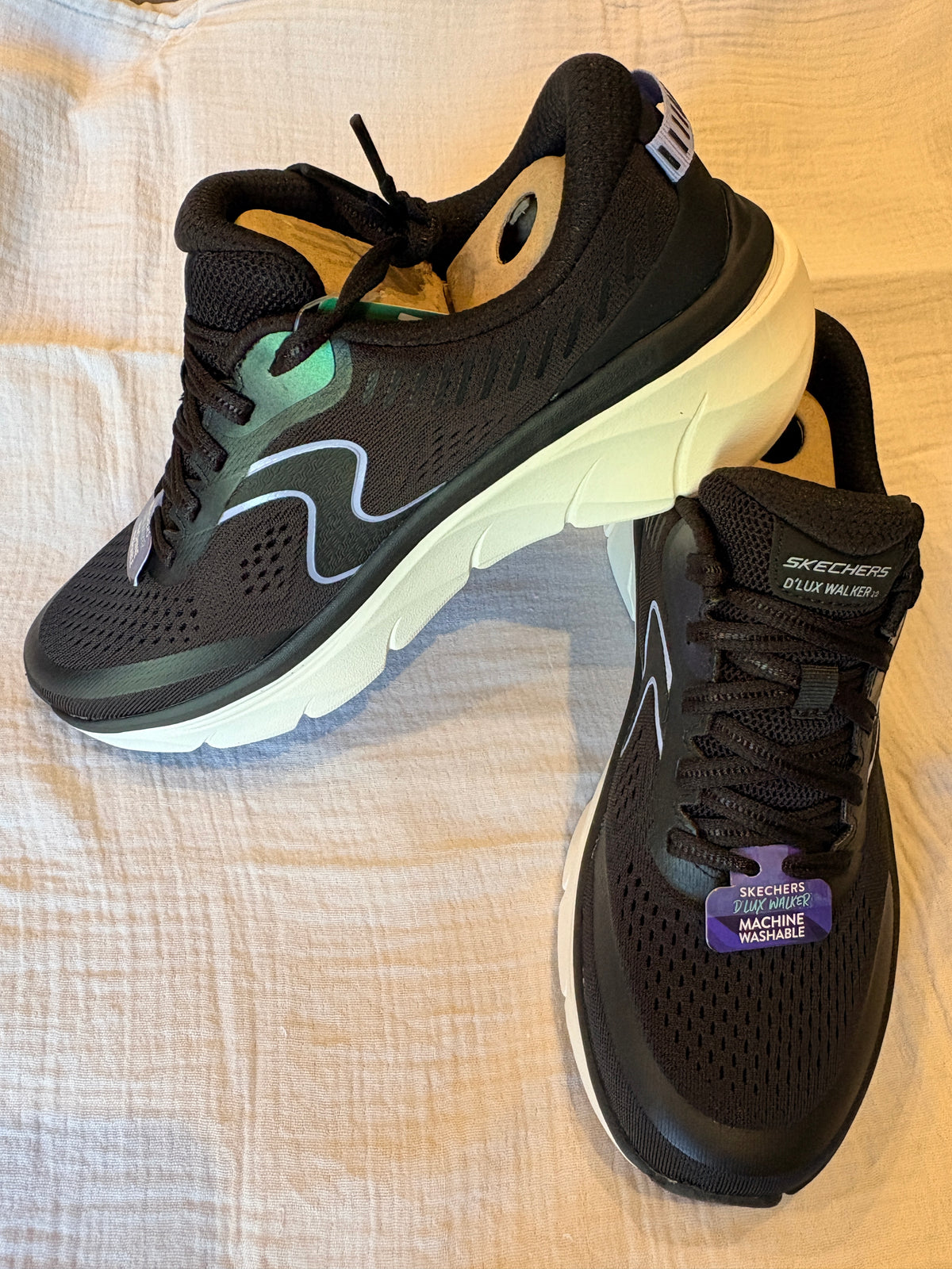 Skechers - D’Lux Walker 2.0 Active Pace Black/Lavender - Neuve avec étiquette SKECHERS