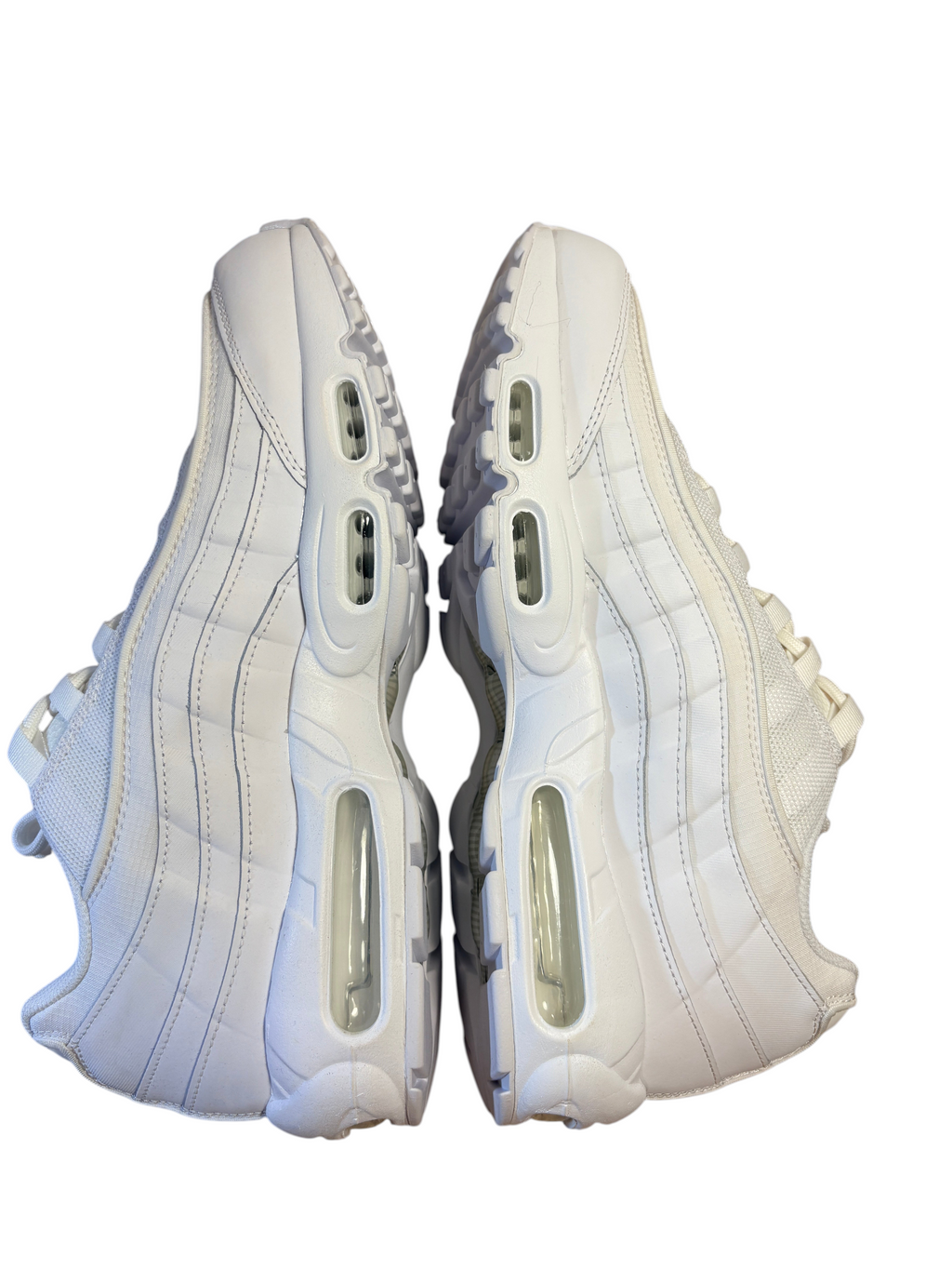 Nike - Air Max 95 Essential Triple White - White / Grey Fog / White - Neuve avec étiquette NIKE
