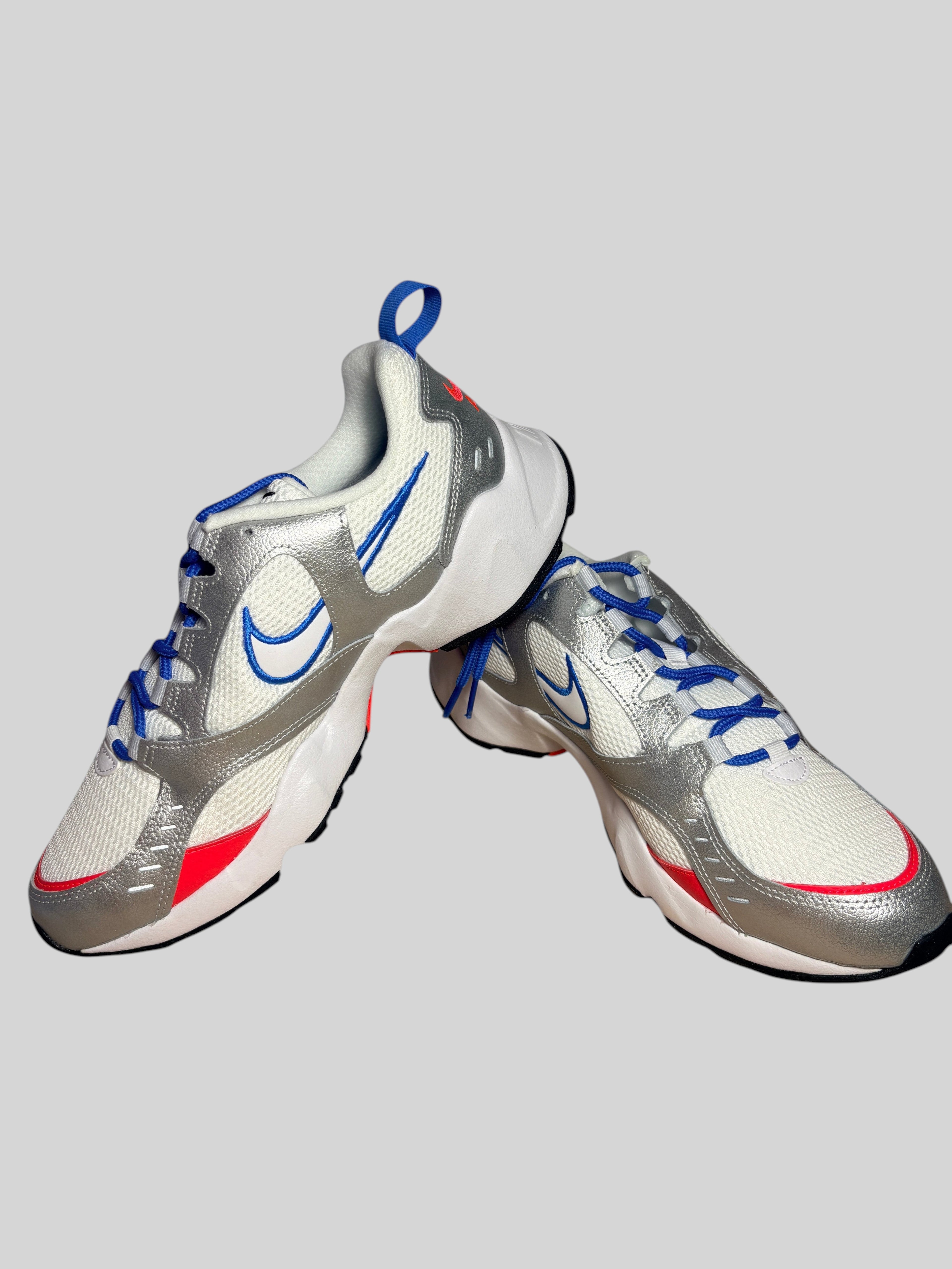 Nike Air Heights Metallic Silver Flash Crimson Blue NIKE