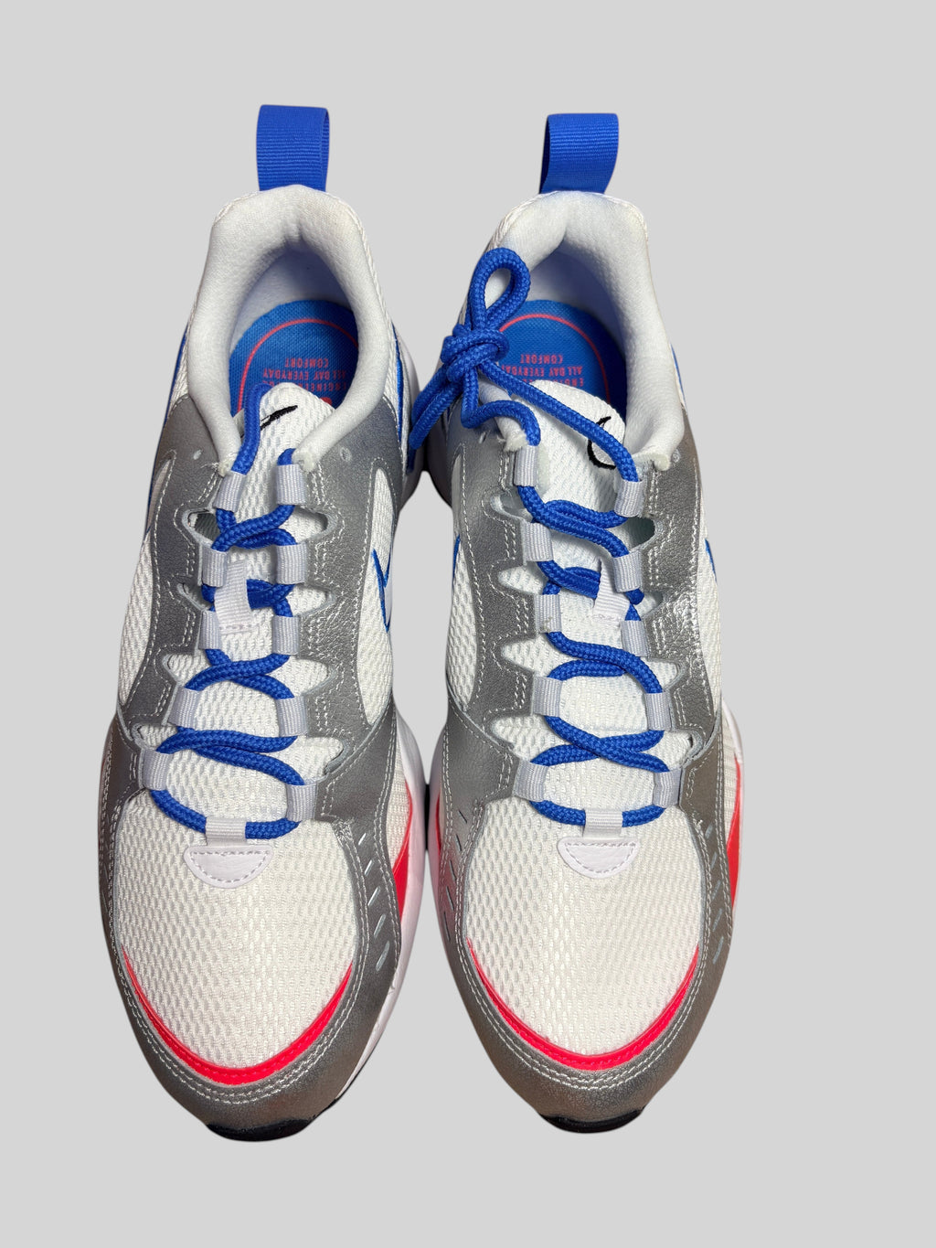 Nike Air Heights Metallic Silver Flash Crimson Blue NIKE