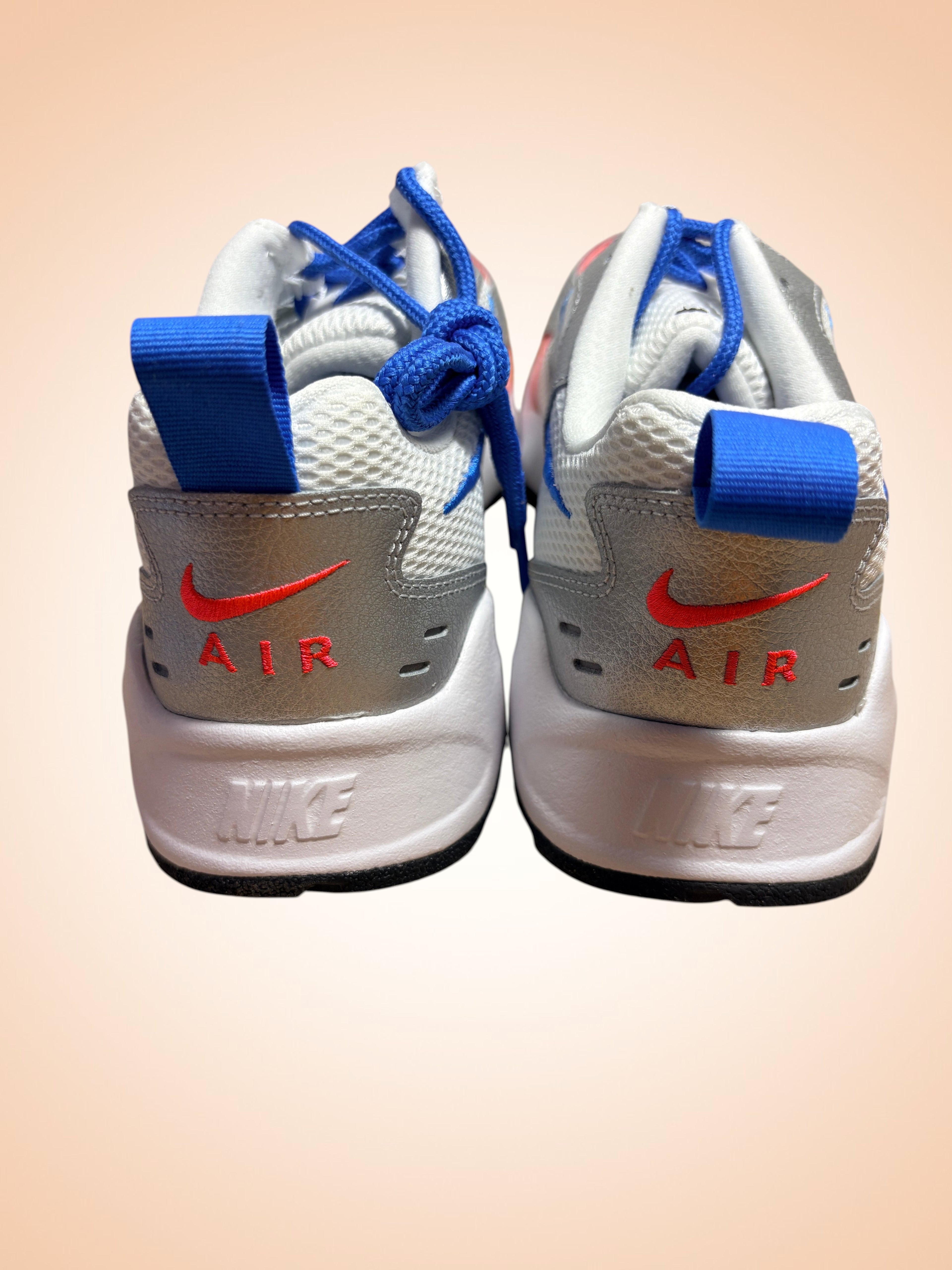 Nike Air Heights Metallic Silver Flash Crimson Blue
