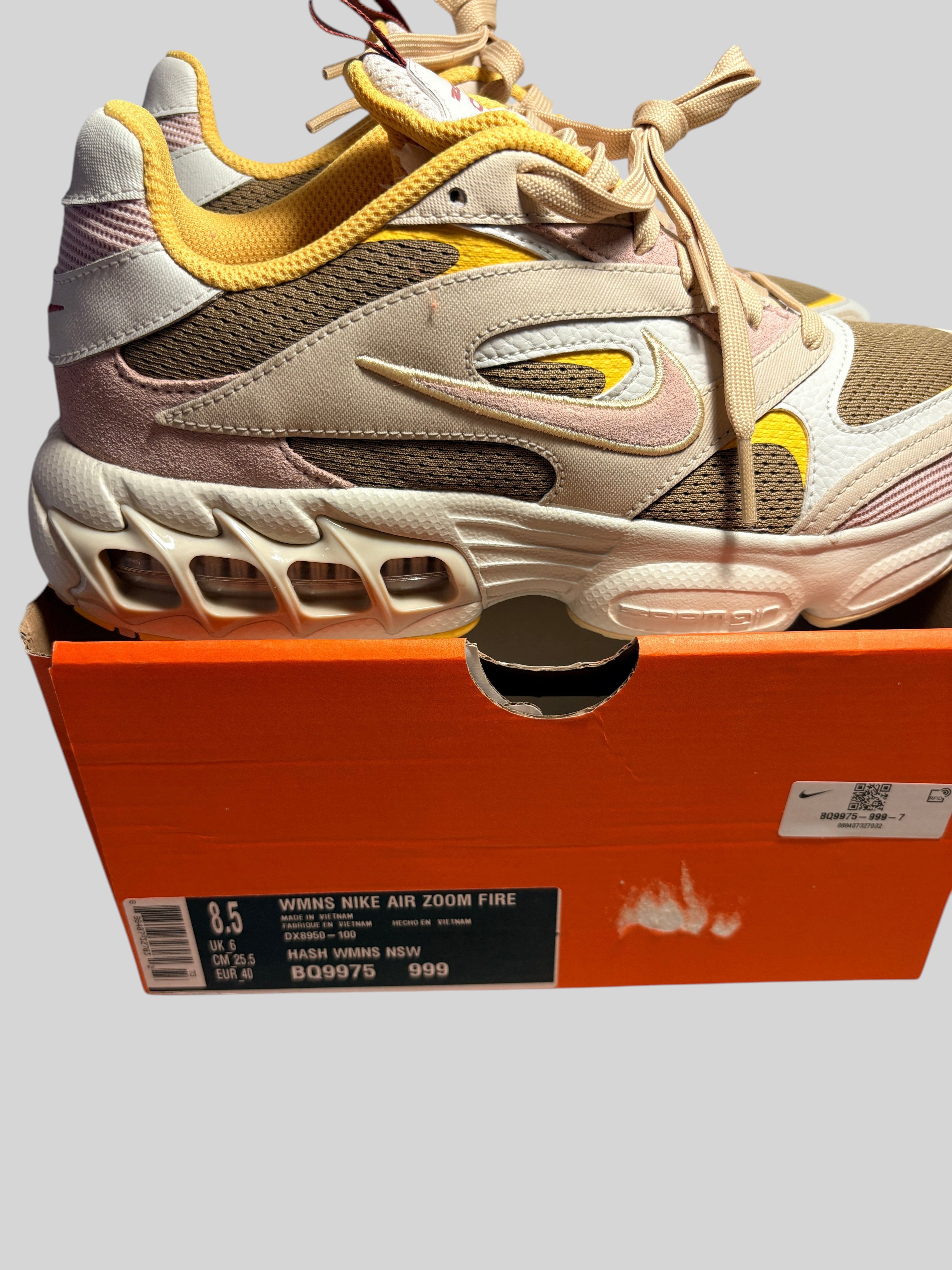 Nike Air Zoom Fire – White Light Lemon Twist – Taille 40 NIKE