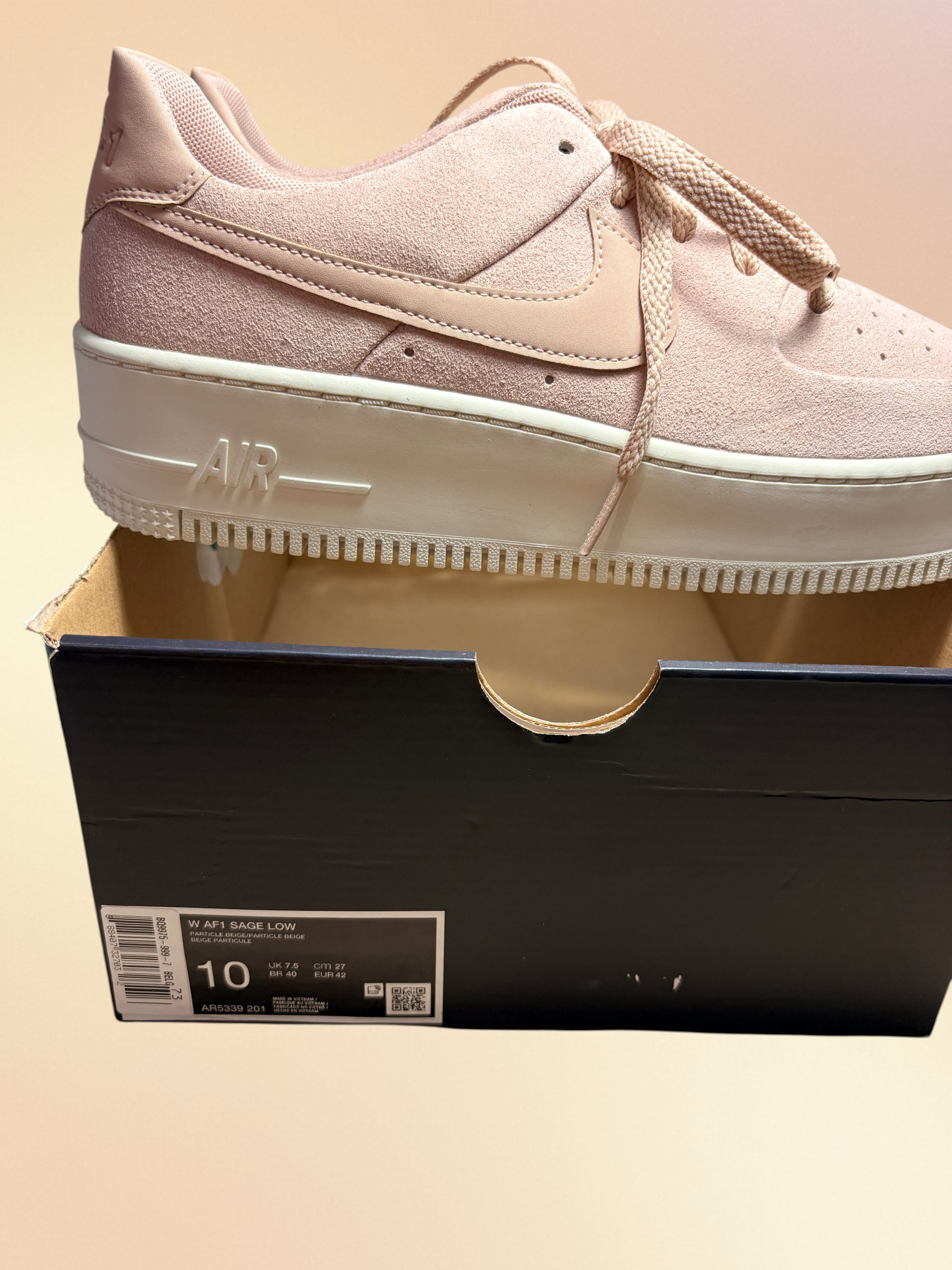 Nike Air Force 1 Sage Low Particle Beige