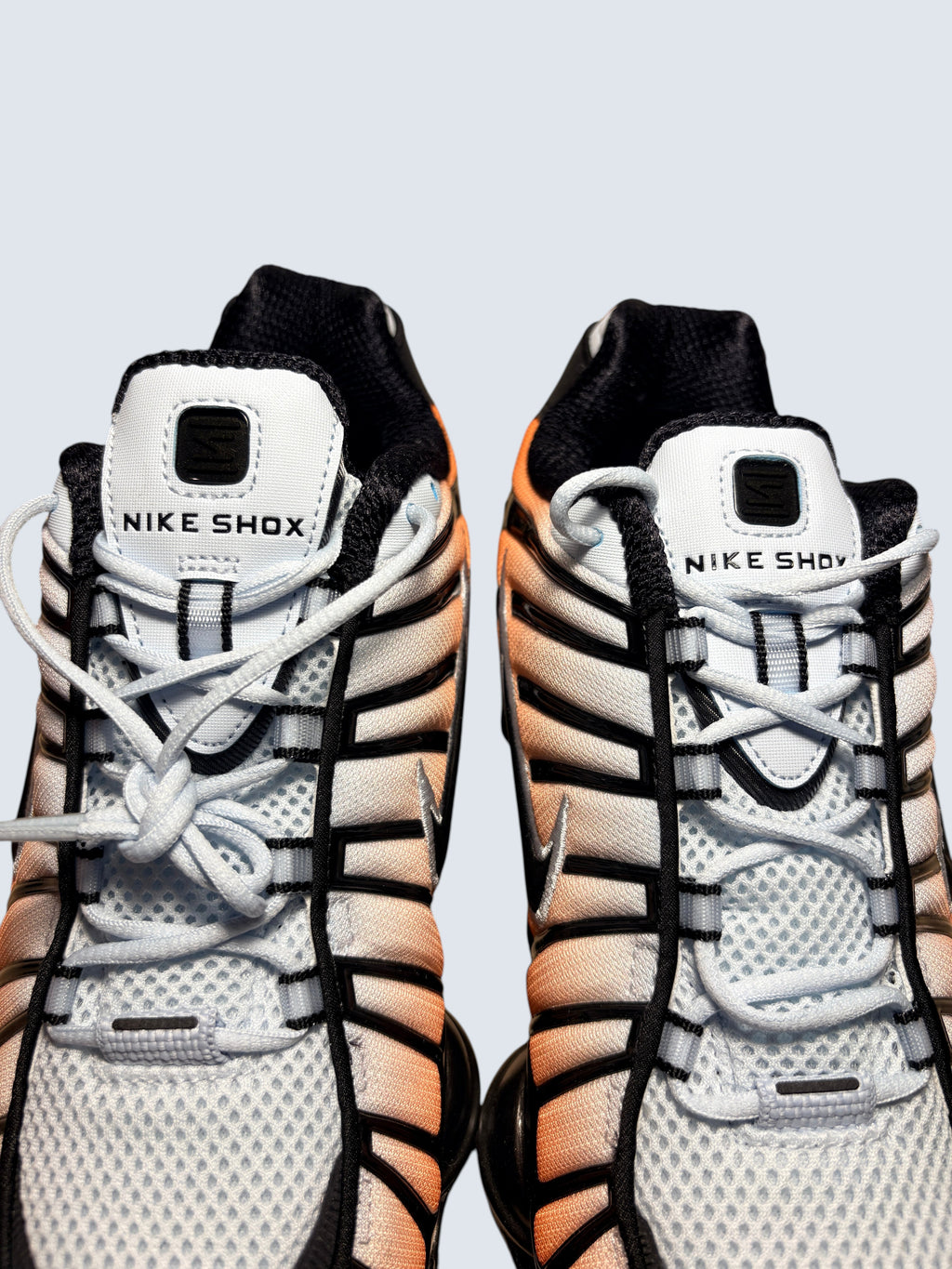 Nike Shox TL "Blue Tint / Total Orange" – Neuve (Boîte sans couvercle)