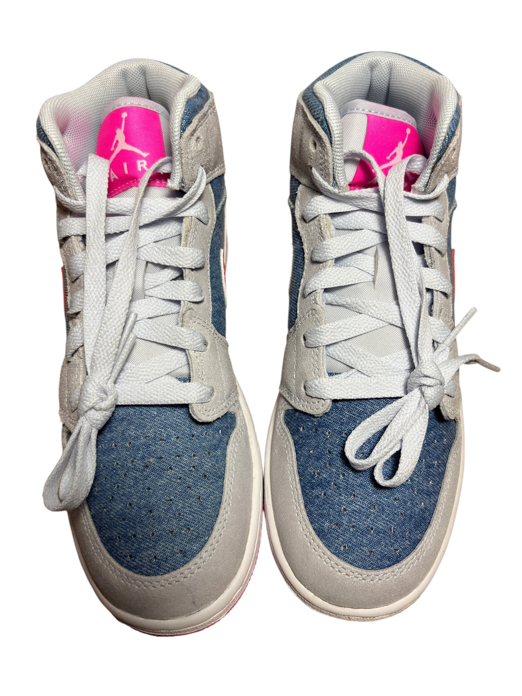 Air Jordan 1 Mid SE (GS) "Cobalt Bliss / Pink Glow"