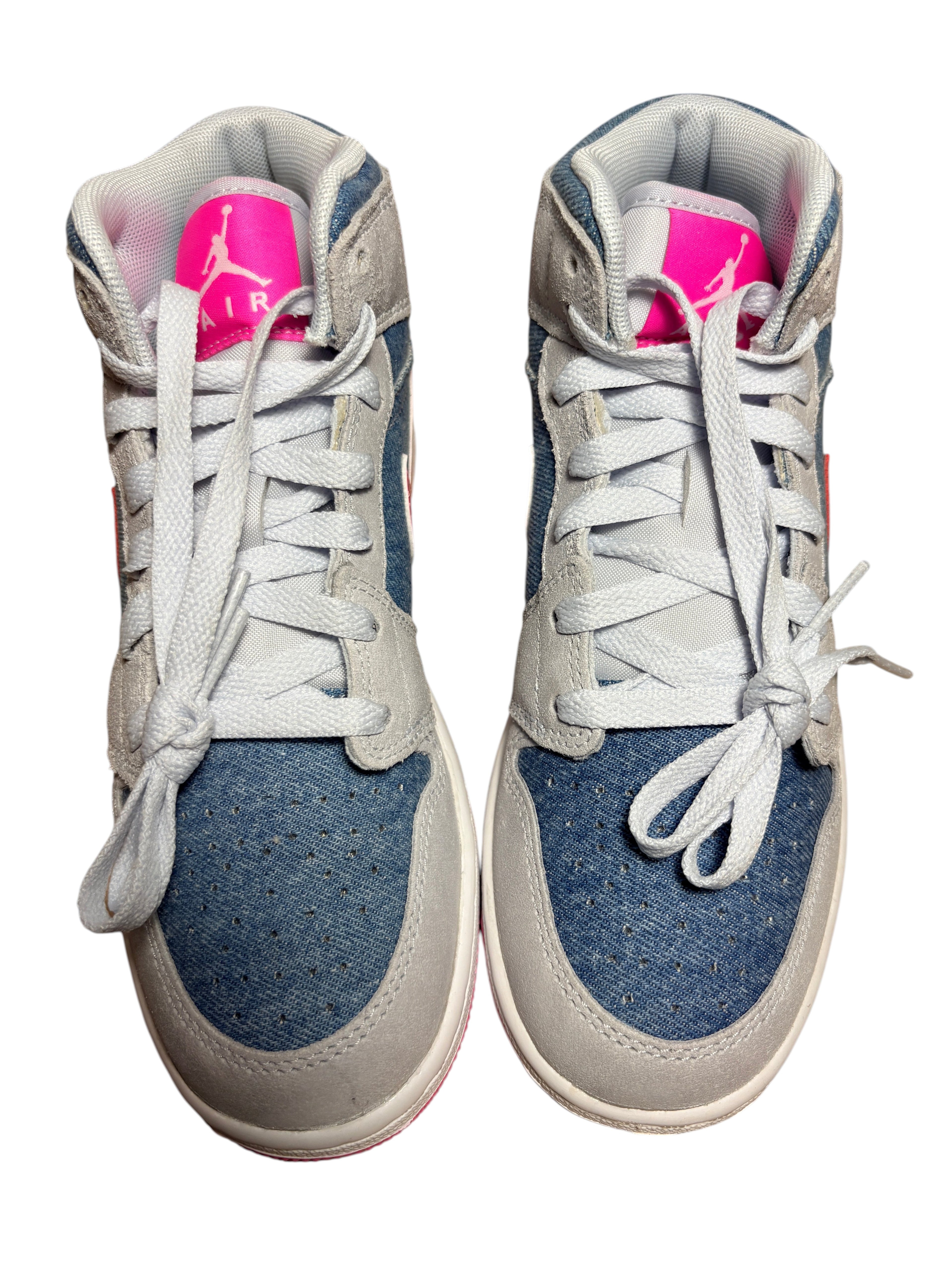 Air Jordan 1 Mid SE (GS) "Cobalt Bliss / Pink Glow"