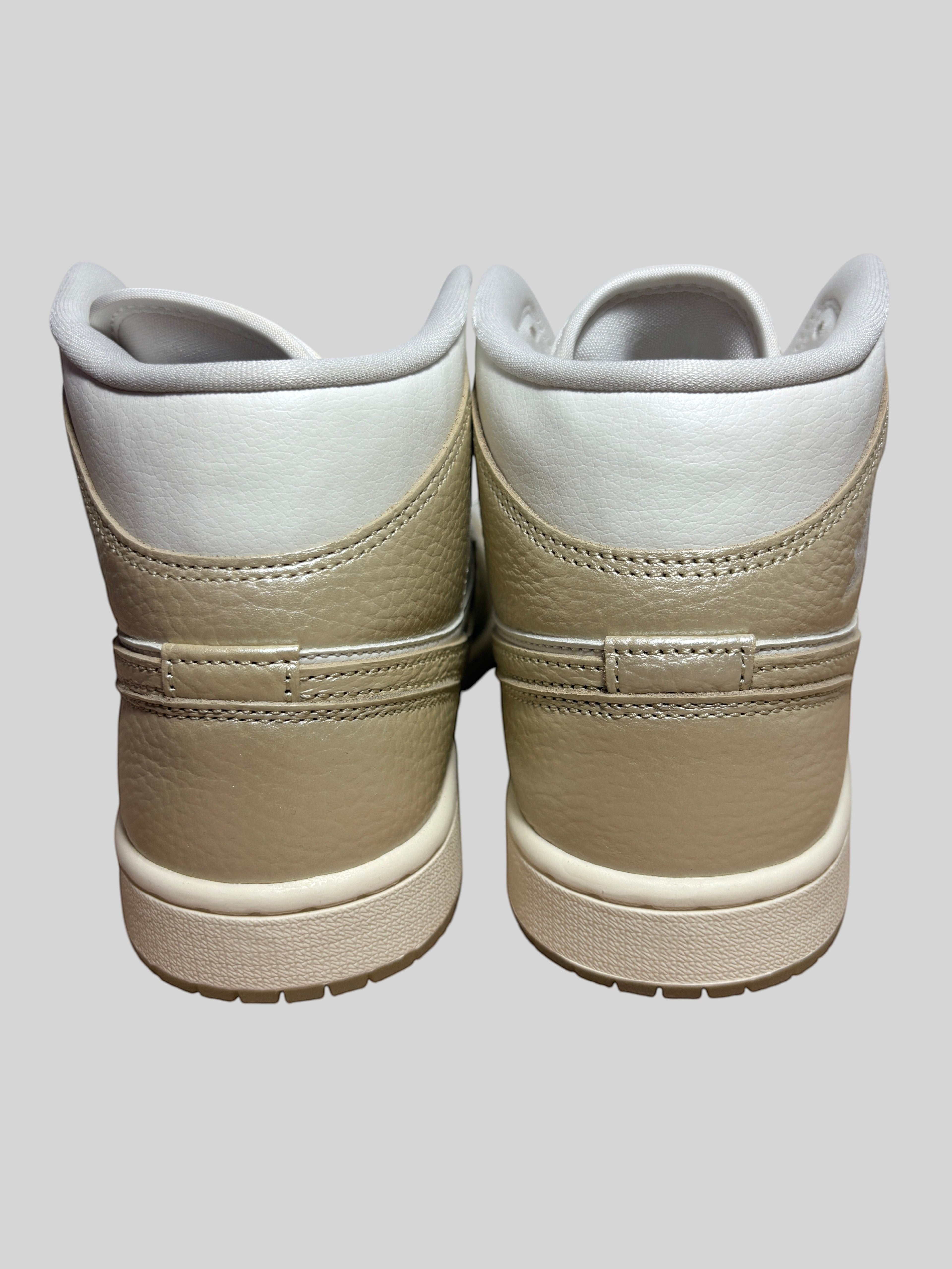 Jordan - Air Jordan 1 Mid SE - Sail / Pale Ivory / Team Gold - Neuve avec étiquette AIR JORDAN