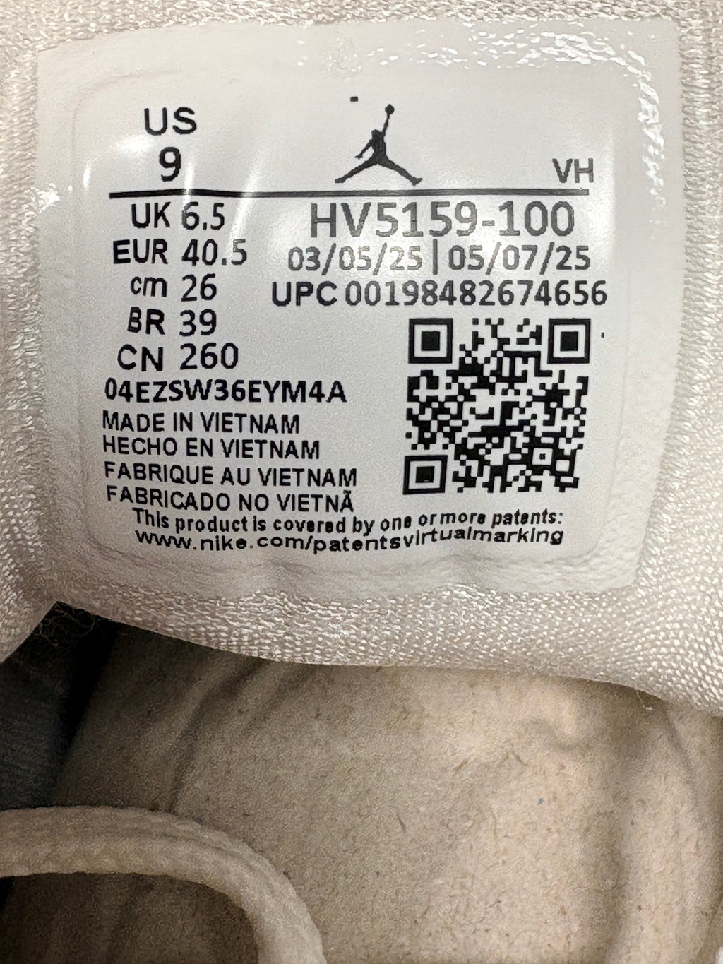 Jordan - Air Jordan 1 Mid SE - Sail / Pale Ivory / Team Gold - Neuve avec étiquette AIR JORDAN