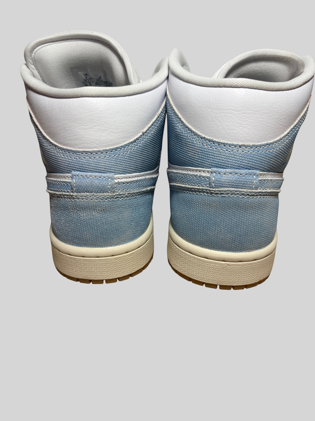 Jordan - Air Jordan 1 Mid SE - White / Sail / Gum Light Brown / Worn Blue - Neuve avec étiquette AIR JORDAN
