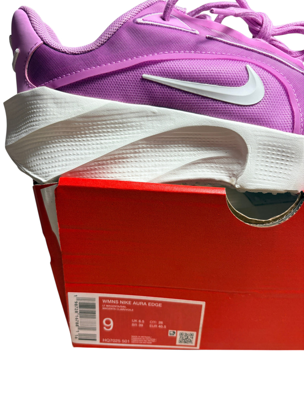 Baskets Nike Aura Edge "Light Magenta" - Femme