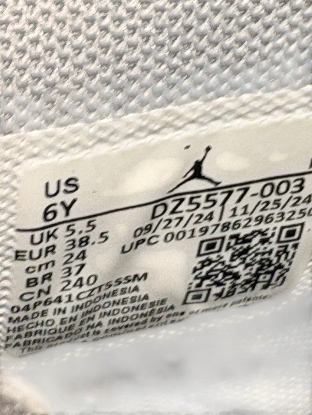 Jordan MVP (GS) Wolf Grey / University Blue — Pointure 38.5 AIR JORDAN