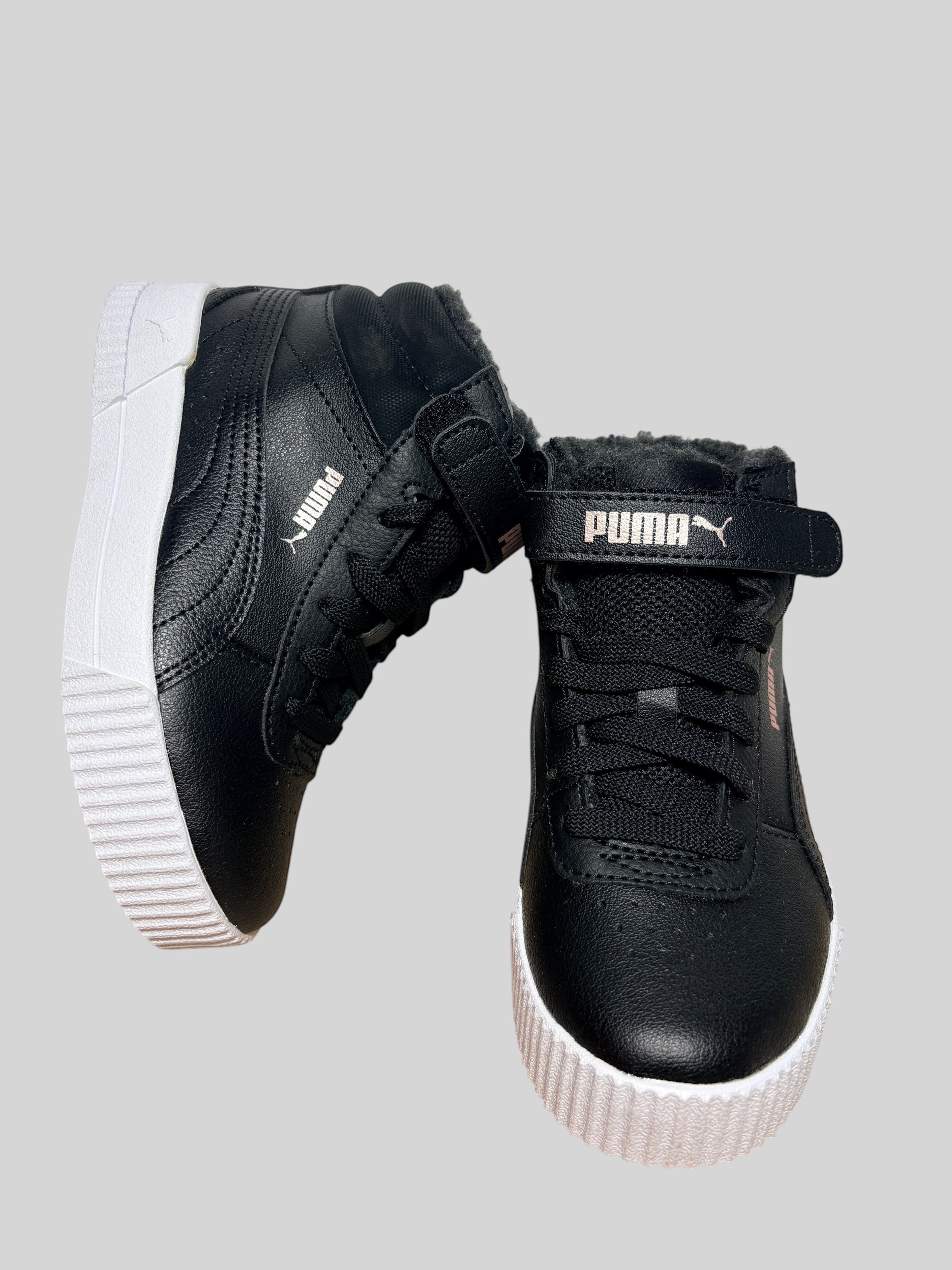 Puma - Carina Mid FUR PS - Black / Rose Gold / White - Neuve avec étiquette PUMA