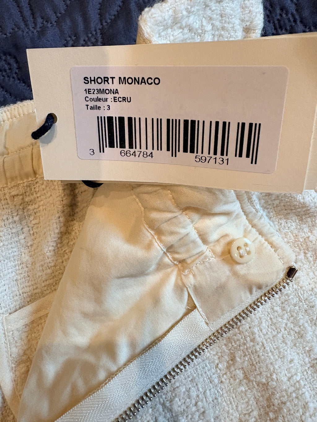 ba&sh - Short Monaco - Écru - Neuf avec étiquette ba&sh