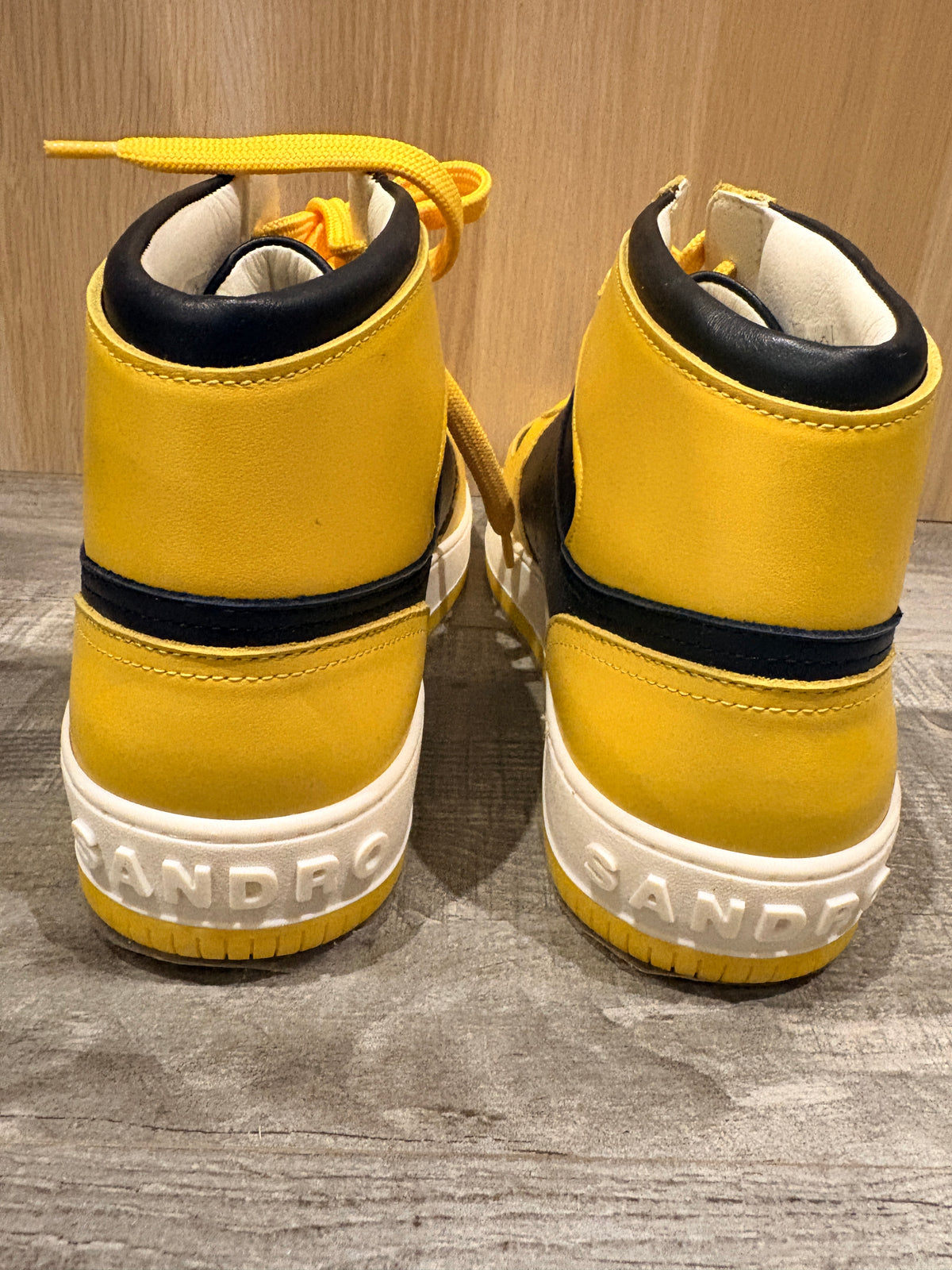 Sandro - H22MAGIC HI TOP - Jaune/Noir - Neuve avec étiquette SANDRO