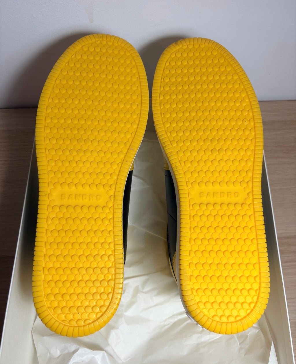 Sandro - H22MAGIC HI TOP - Jaune/Noir - Neuve avec étiquette SANDRO