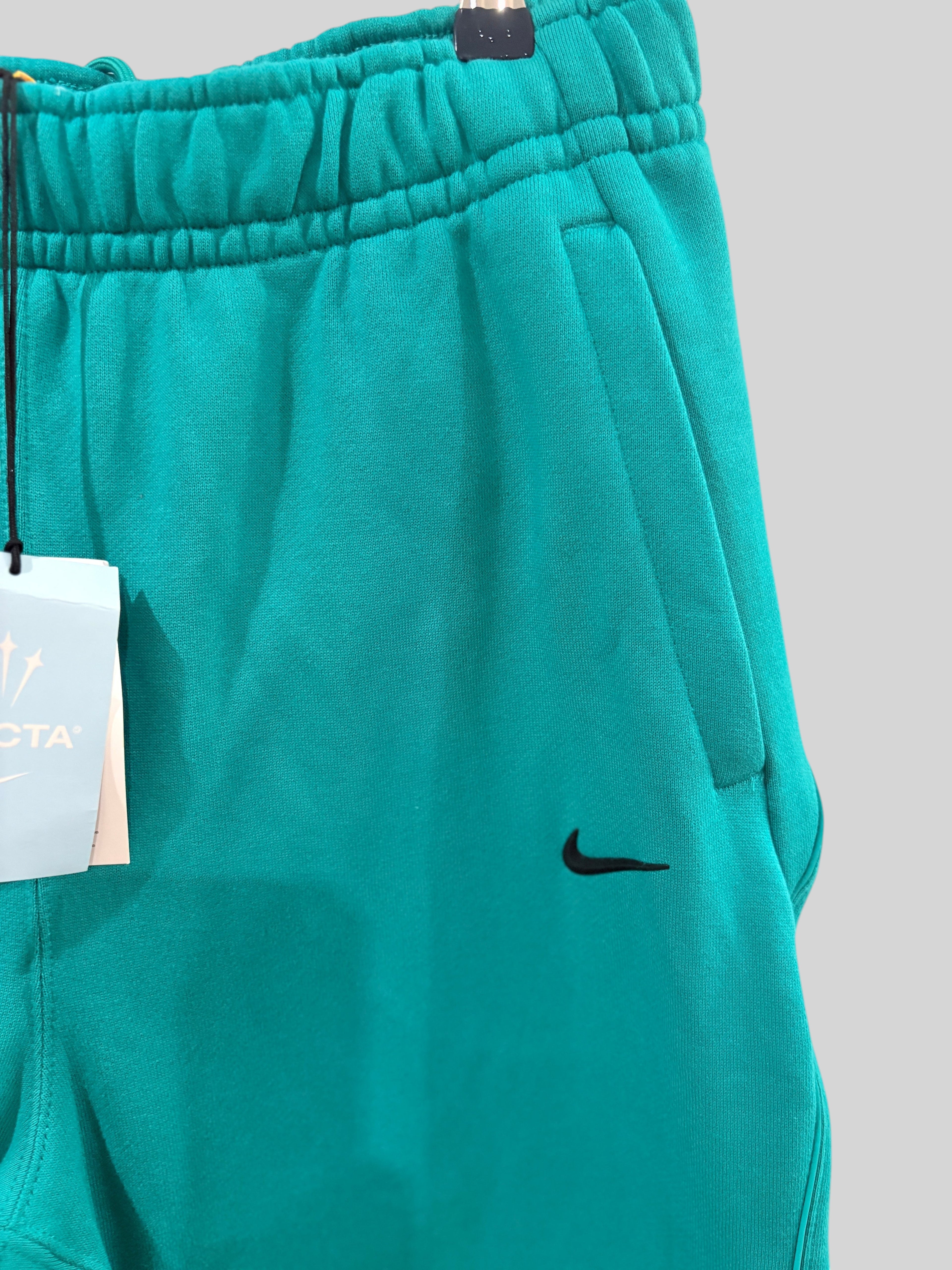 Nike - NOCTA Fleece CS Tracksuit Bottoms - Neptune Green - Neuf avec étiquette Nike x NOCTA
