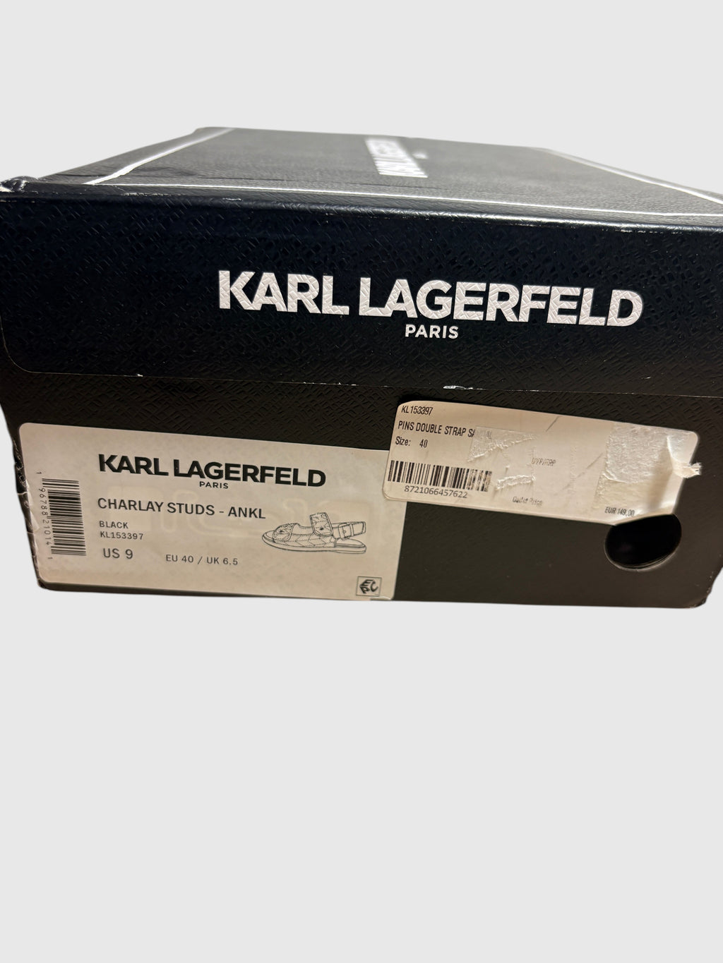 Sandales Mules Espadrilles Karl Lagerfeld Paris - Charlay Studs (Noir)
