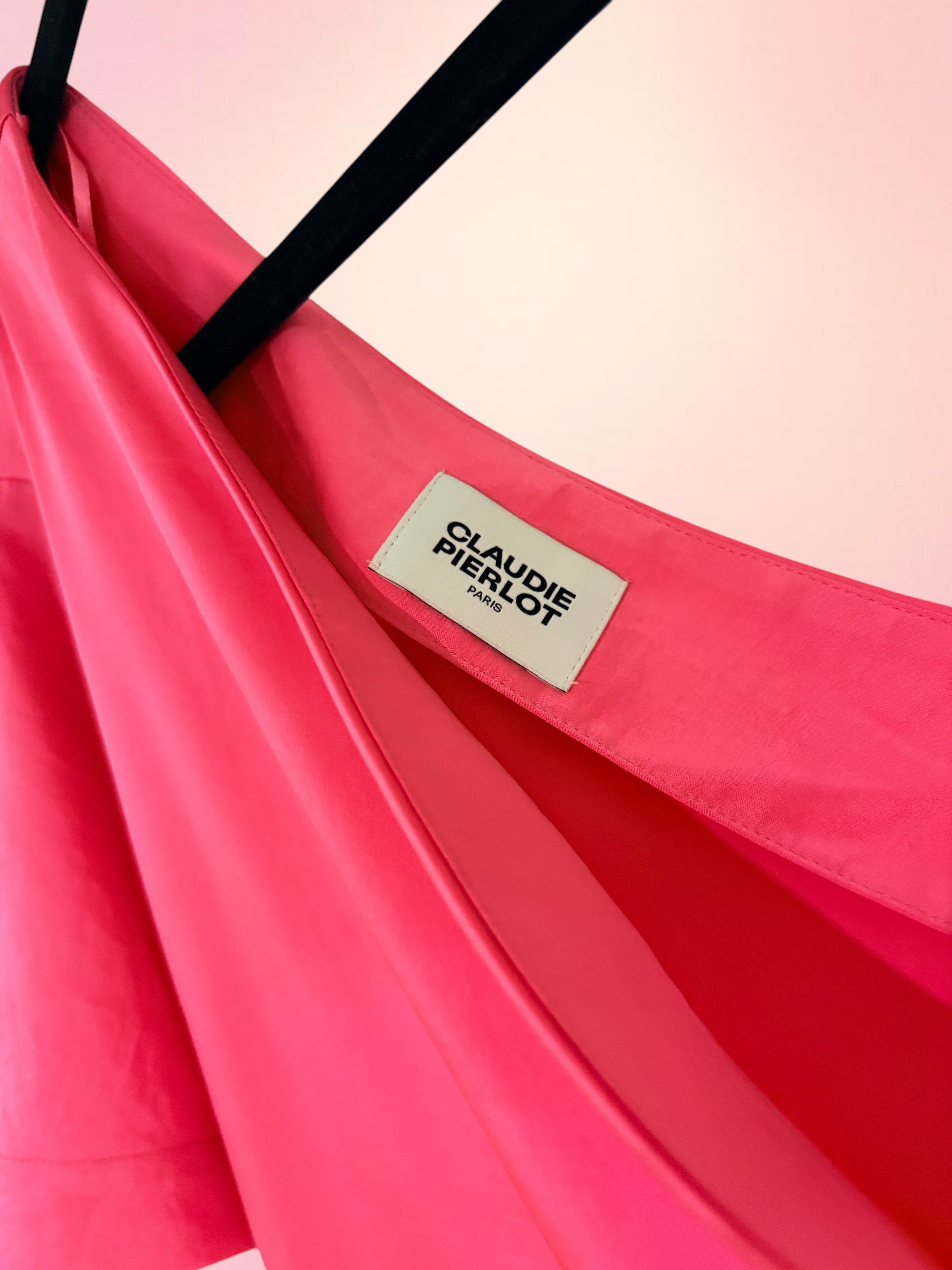 Robe Claudie Pierlot – Modèle RULIANITA Rose Fushia (Taille 42)