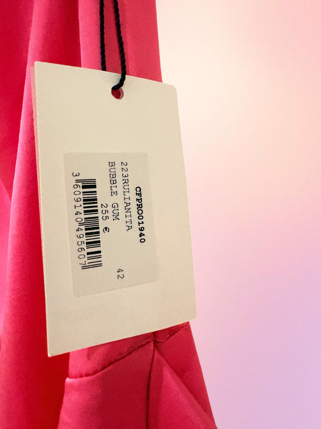 Robe Claudie Pierlot – Modèle RULIANITA Rose Fushia (Taille 42)