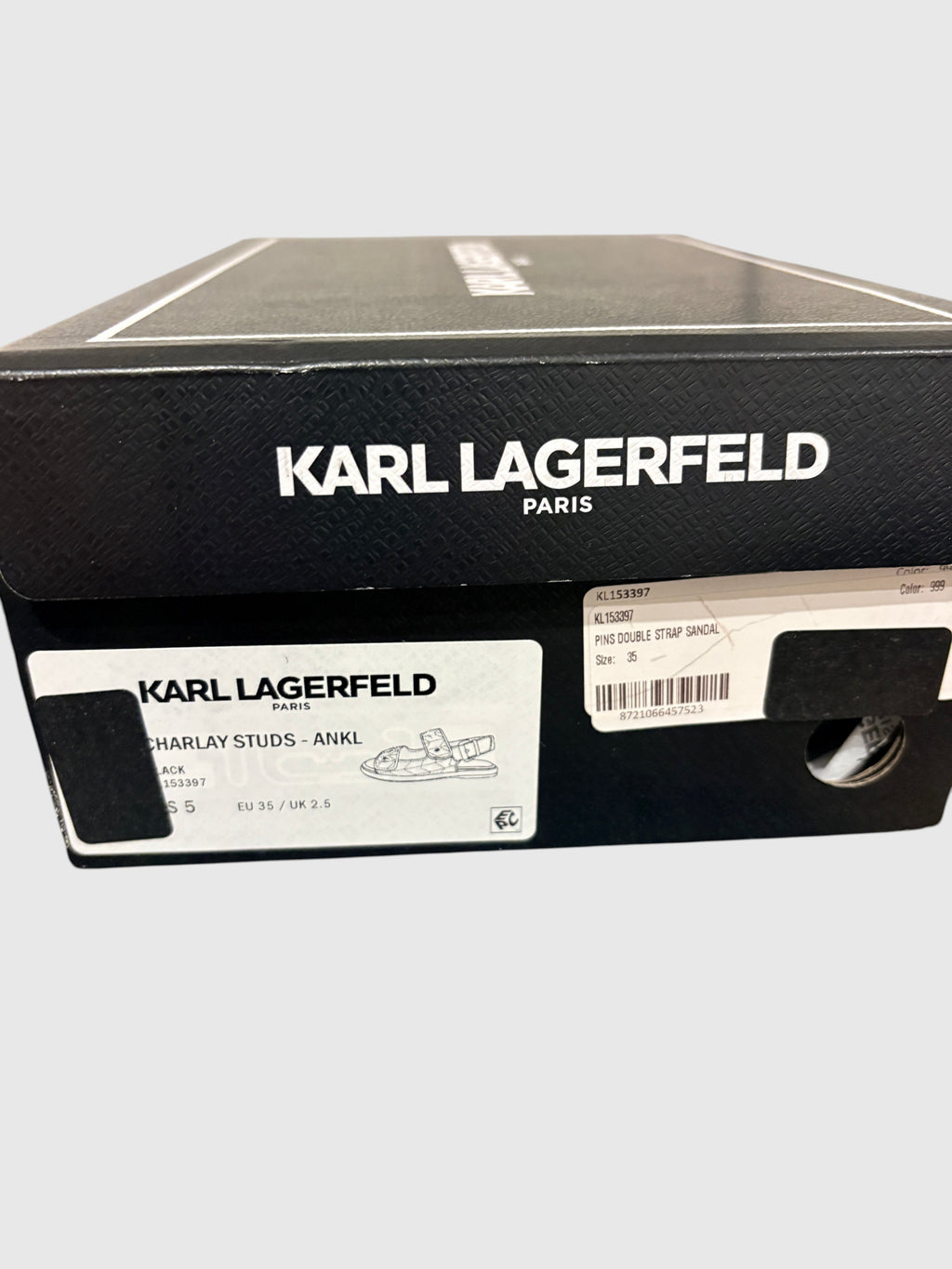 Sandales Mules Espadrilles Karl Lagerfeld Paris - Charlay Studs (Noir)