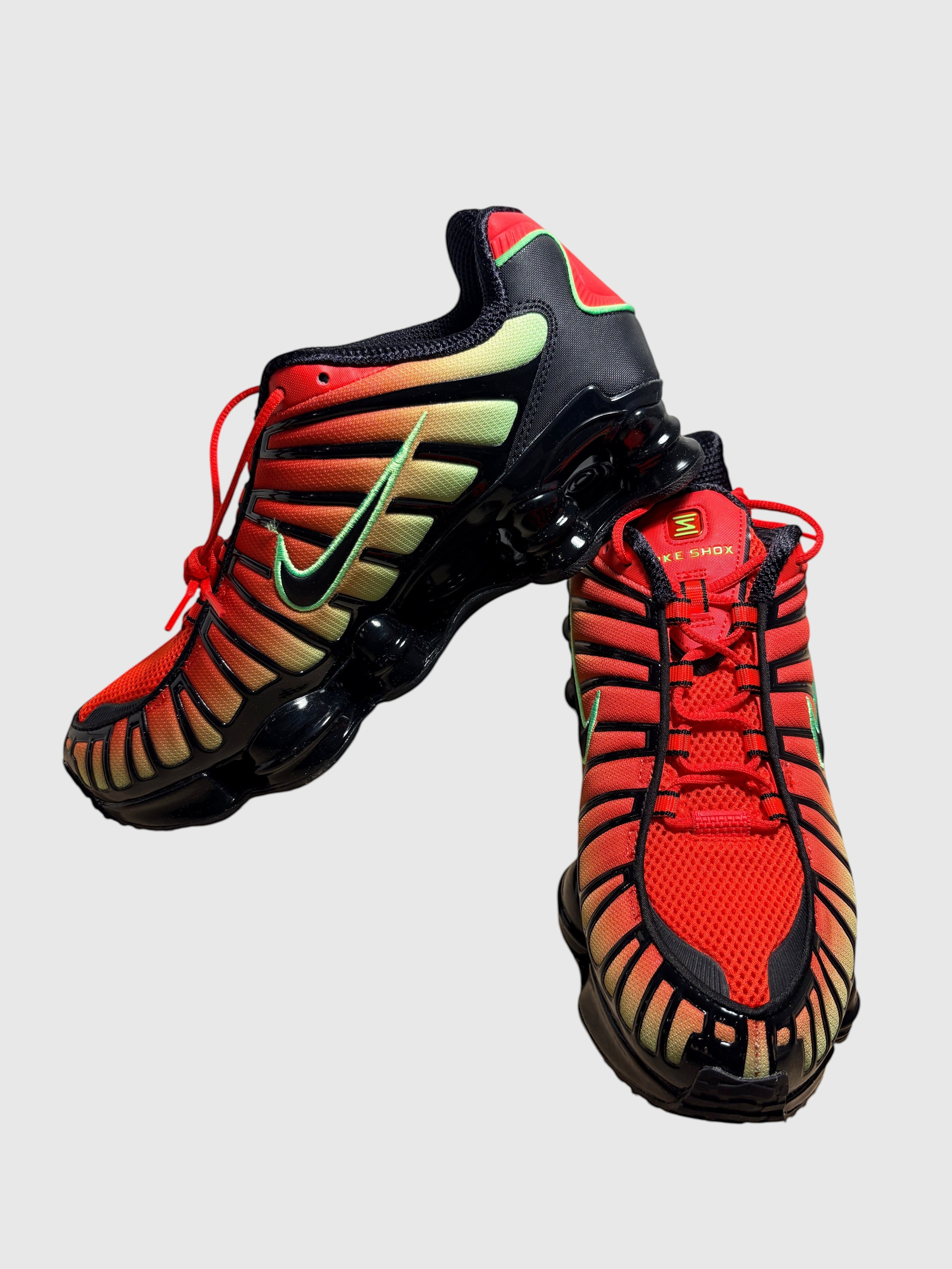 Nike Shox TL Light Crimson Green Strike - Neuf avec boîte (Taille 44,5) NIKE