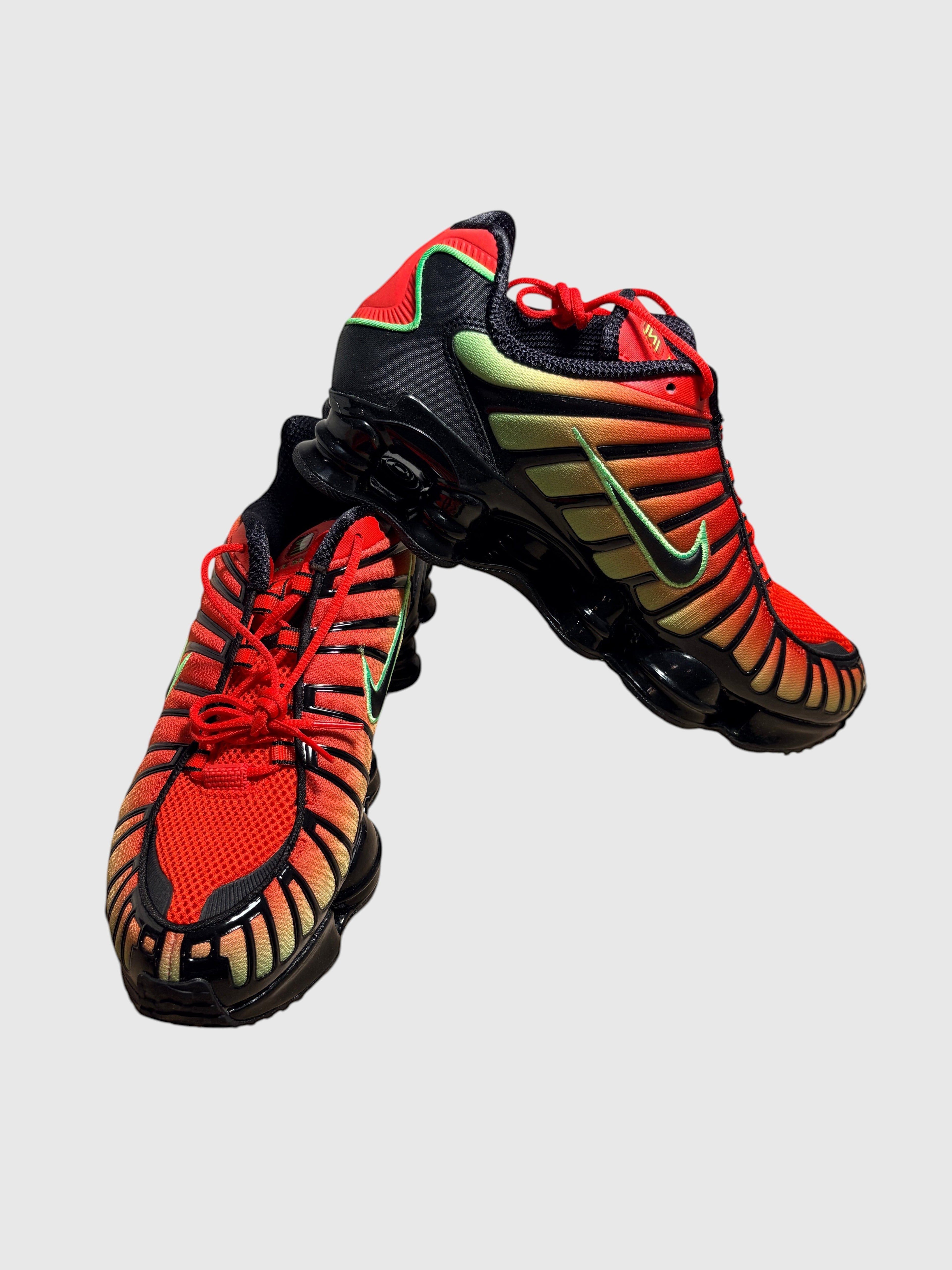 Nike Shox TL Light Crimson Green Strike - Neuf avec boîte (Taille 44,5) NIKE