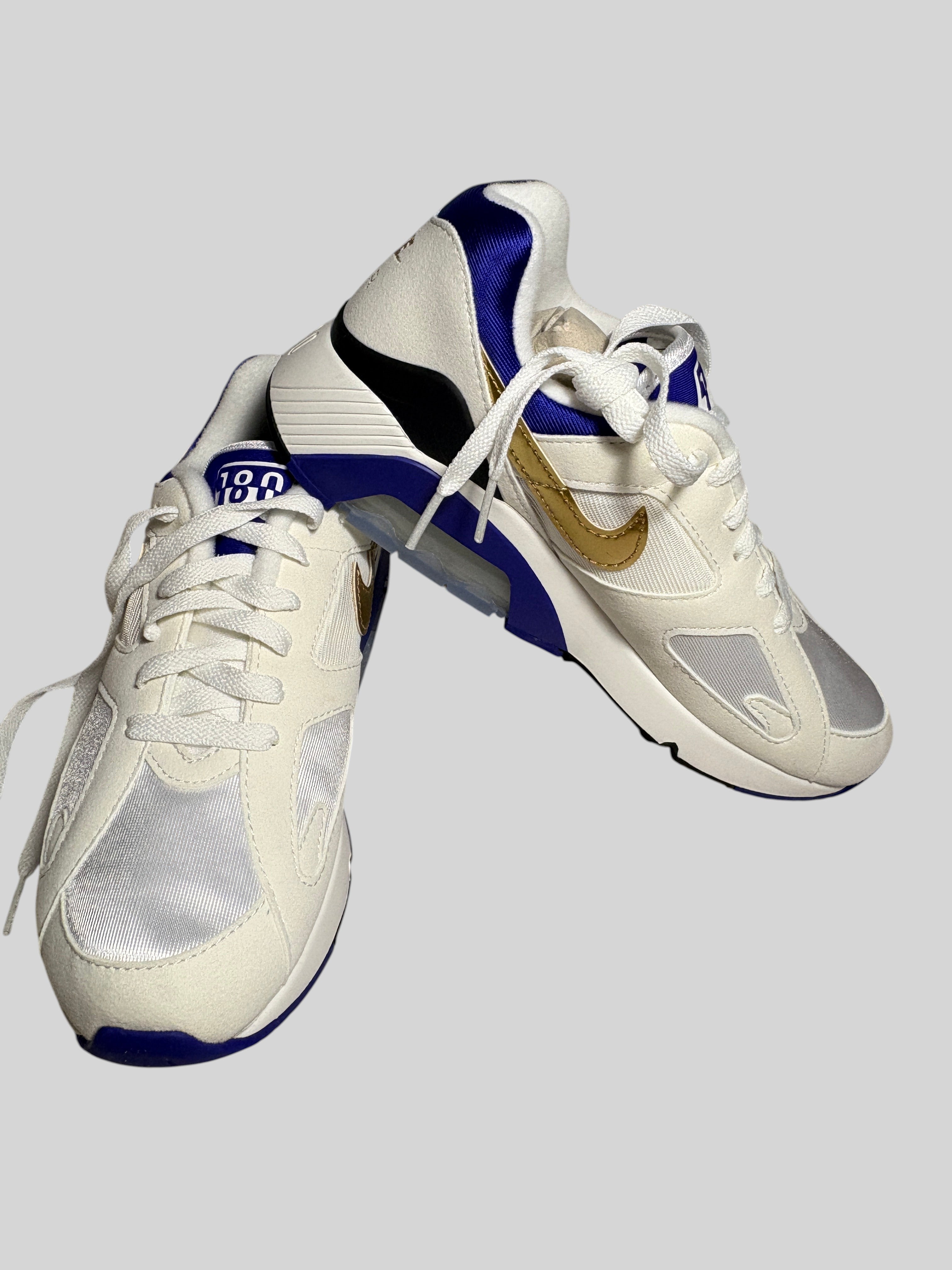 Nike -  Sneakers Air 180 Summit - Blanc metallic & Or - Neuve avec étiquette NIKE