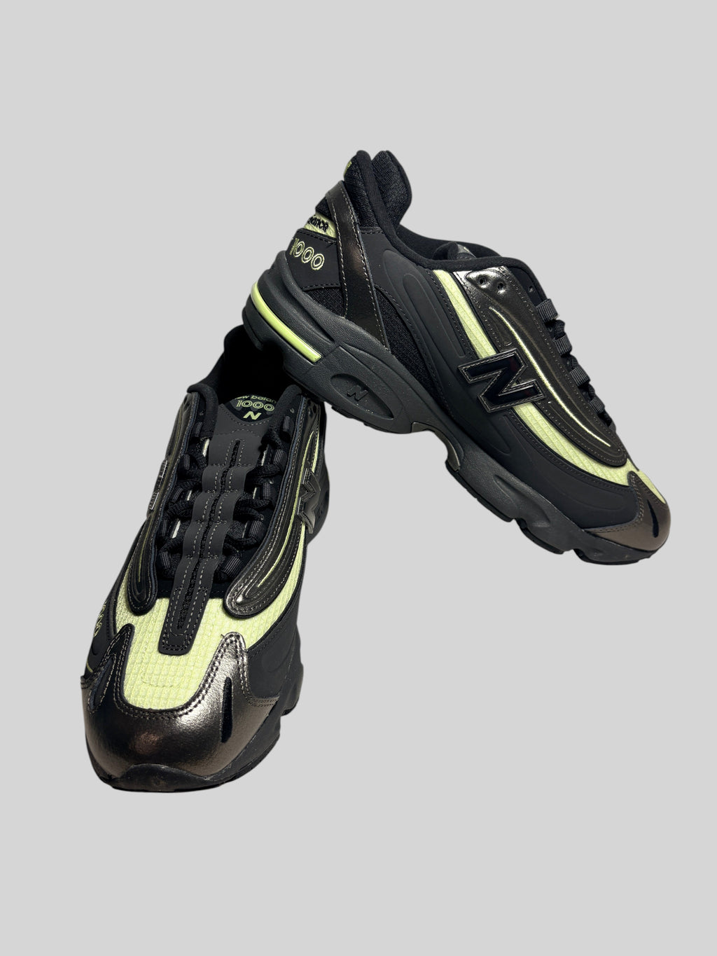 Baskets New Balance 1000 Black Metallic Dry Lime NEW BALANCE