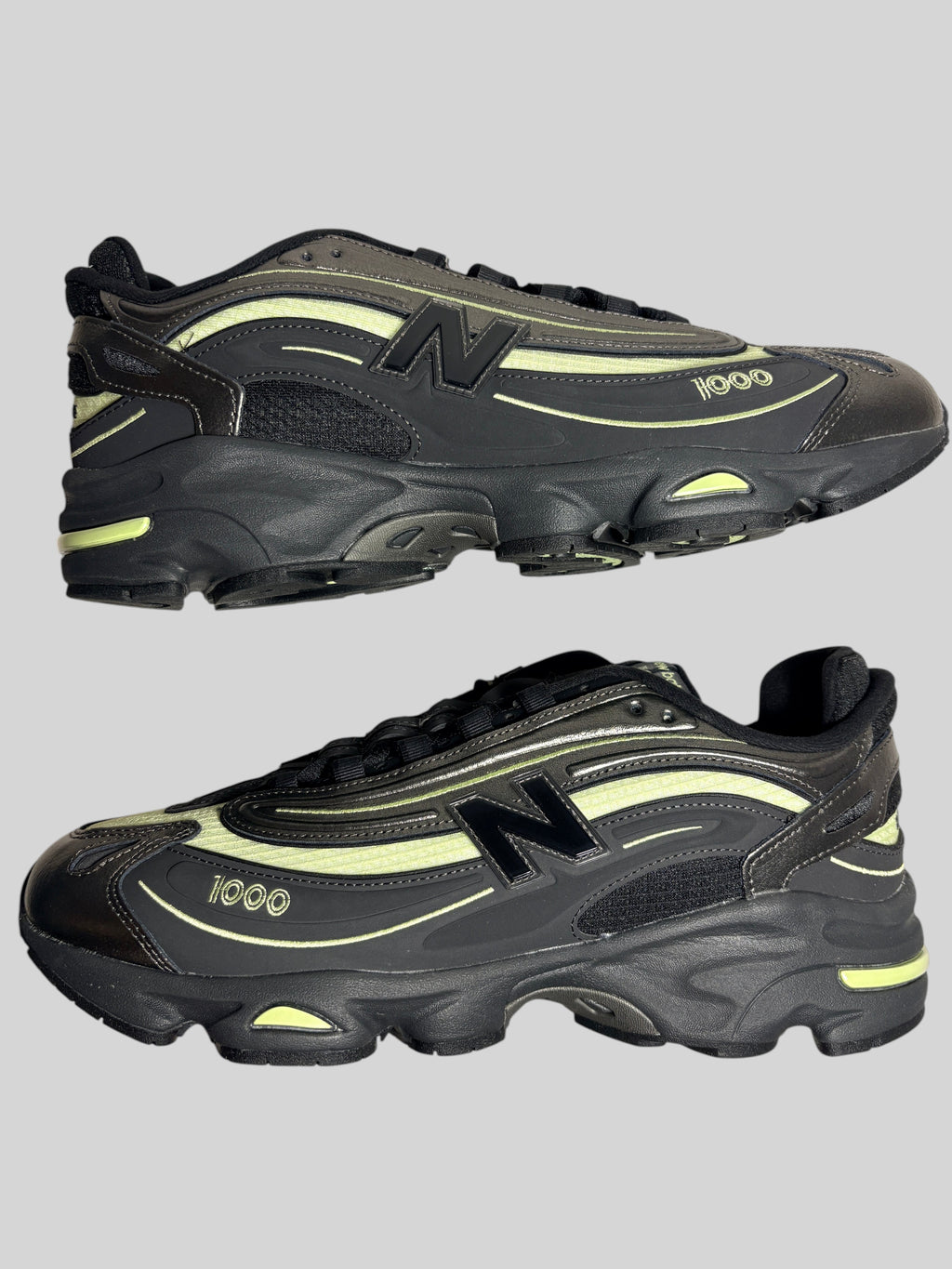 Baskets New Balance 1000 Black Metallic Dry Lime NEW BALANCE