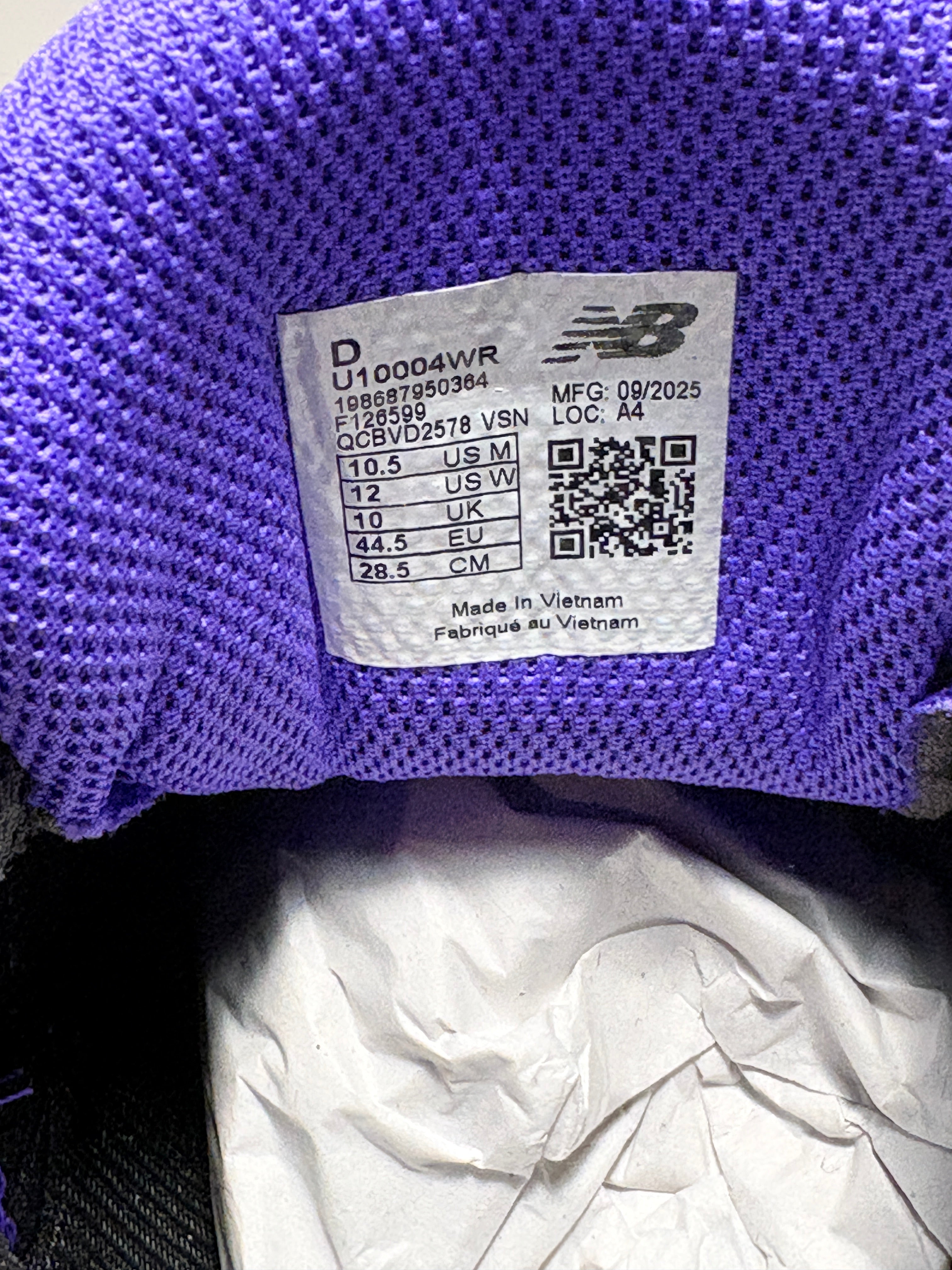 Sneakers New Balance 1000 Iridescent Purple – Neuf avec boîte NEW BALANCE