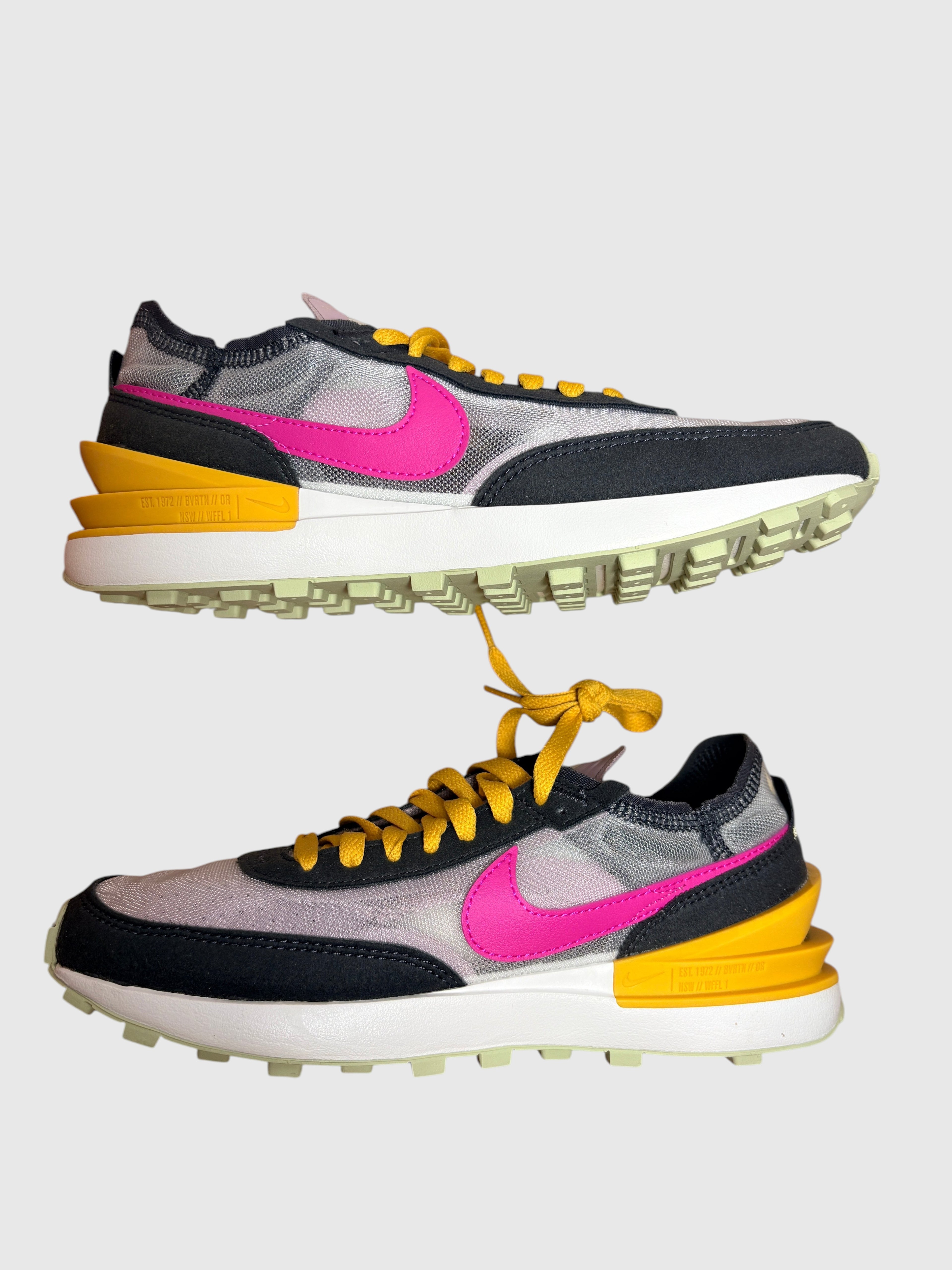 Nike Waffle One MC Brown Pink Sulfur – Taille 38 NIKE