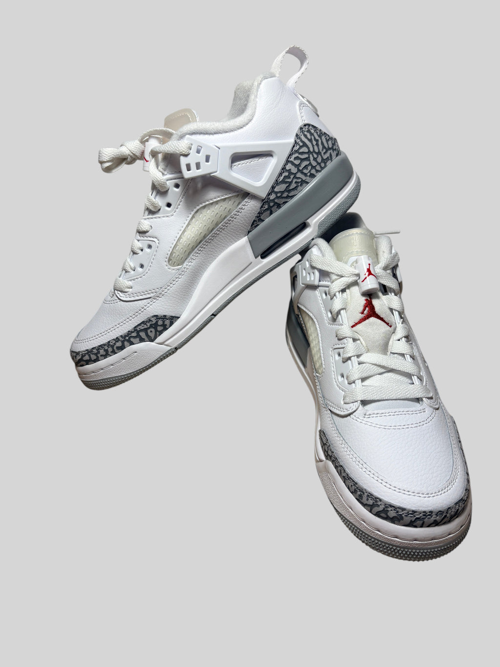 Jordan - Spizike Low GS - White / Wolf Grey / Varsity Red - Neuve avec étiquette JORDAN