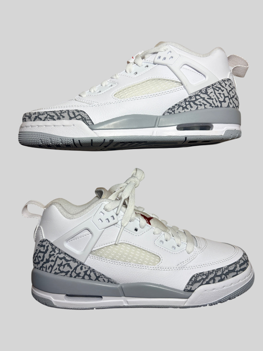 Jordan - Spizike Low GS - White / Wolf Grey / Varsity Red - Neuve avec étiquette JORDAN