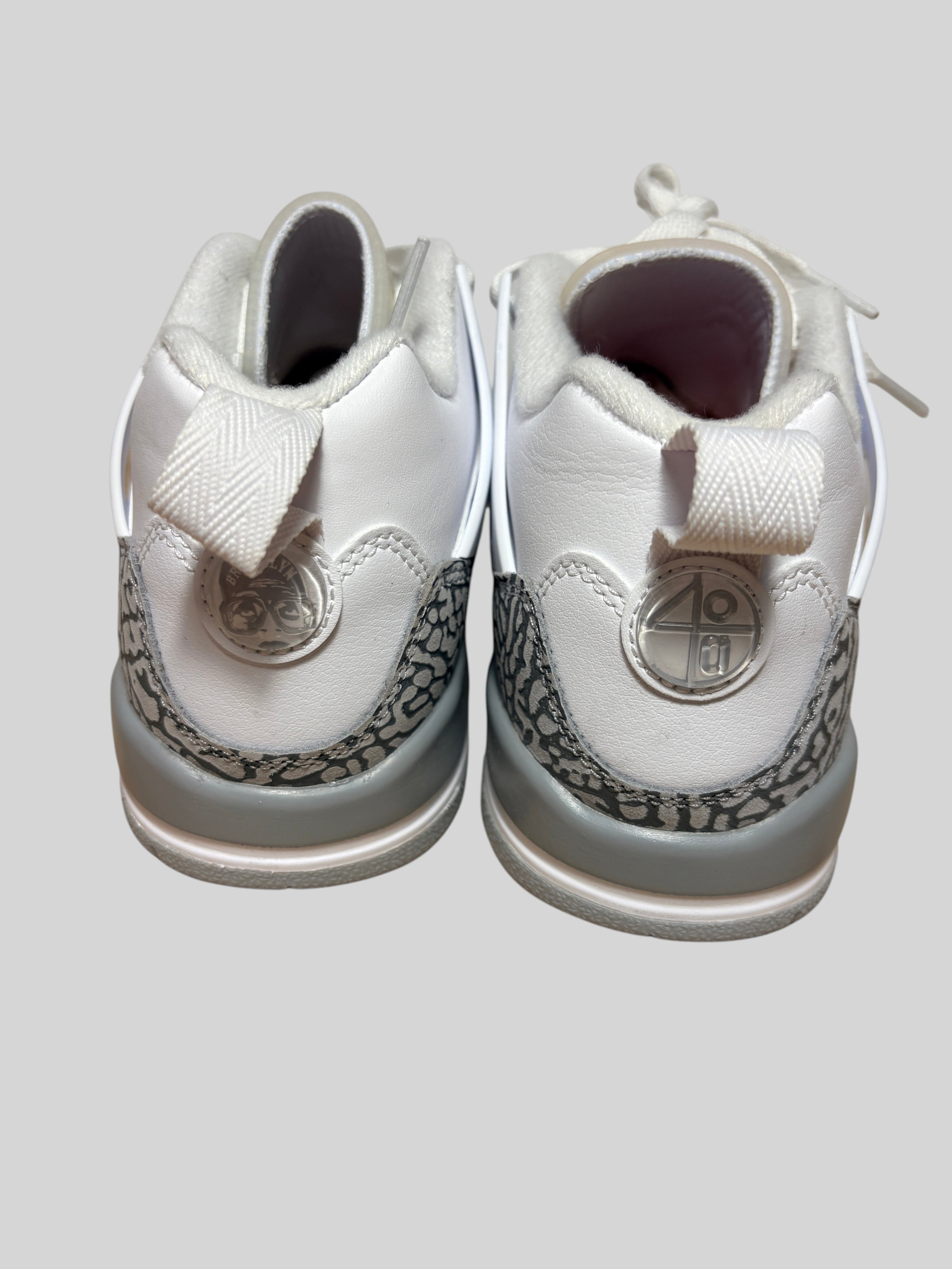 Jordan - Spizike Low GS - White / Wolf Grey / Varsity Red - Neuve avec étiquette JORDAN