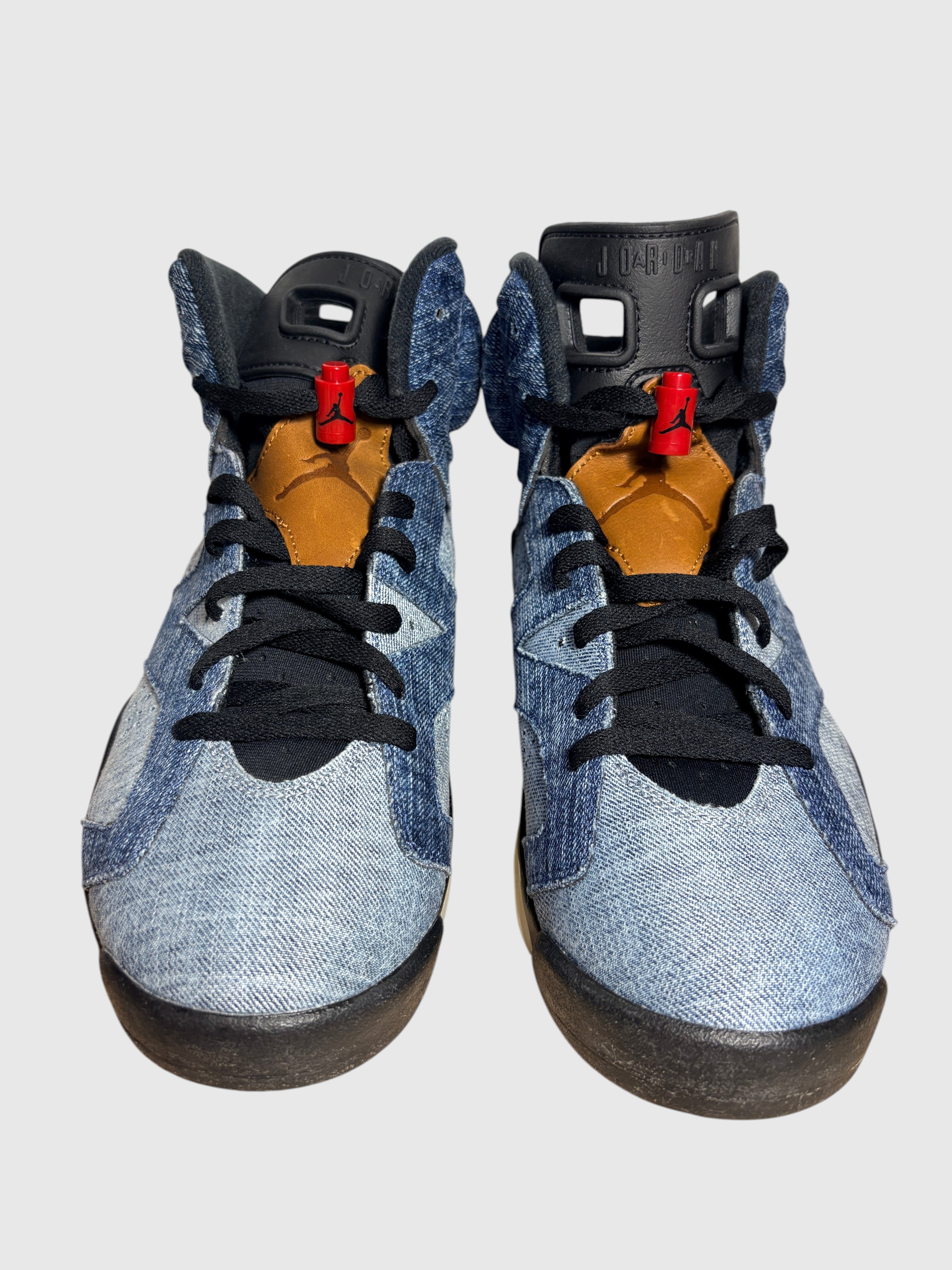 Jordan - Air Jordan 6 Retro - Washed Denim / Sail / Varsity Red / Black - Neuve avec étiquette AIR JORDAN