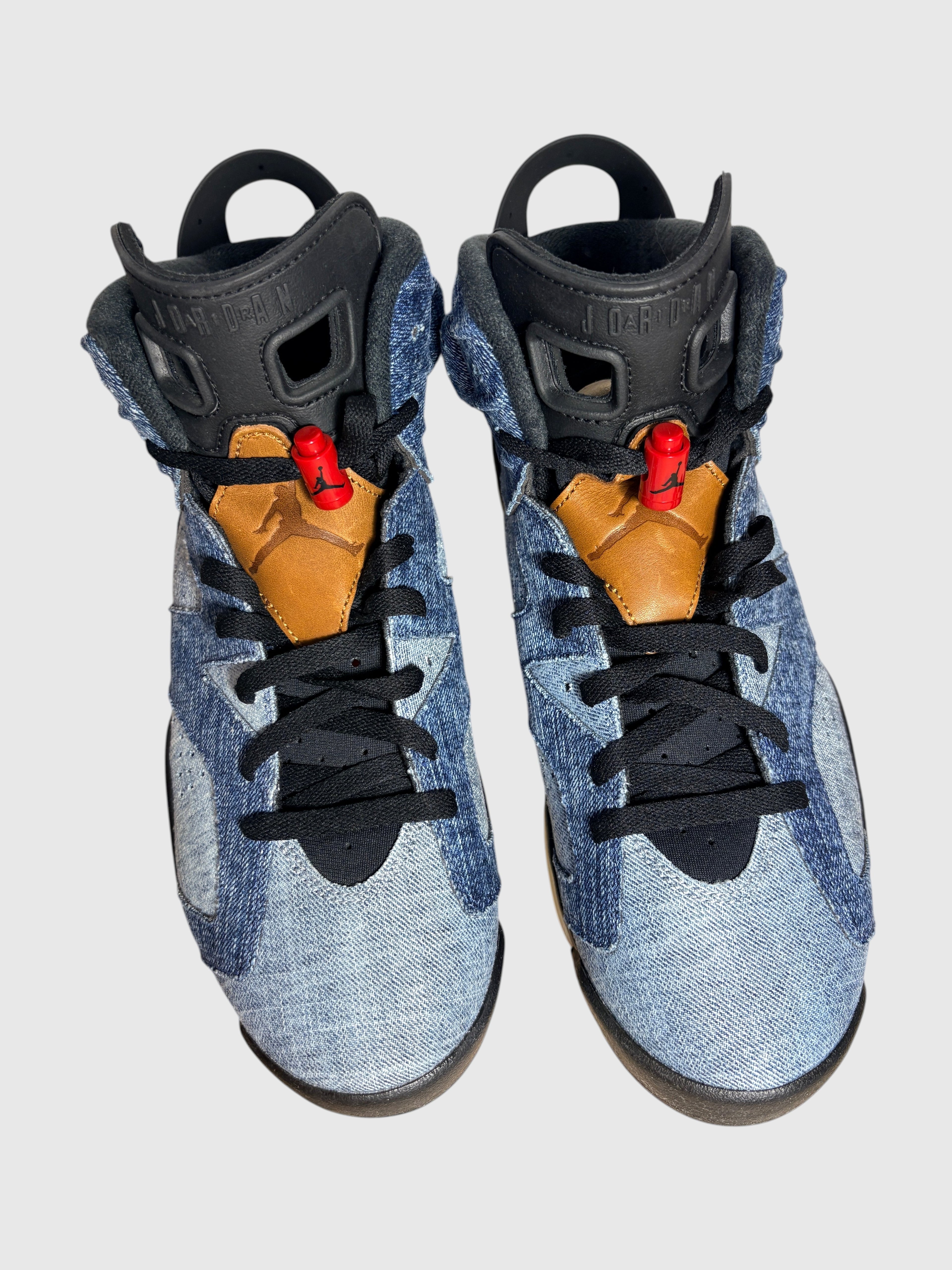 Jordan - Air Jordan 6 Retro - Washed Denim / Sail / Varsity Red / Black - Neuve avec étiquette AIR JORDAN