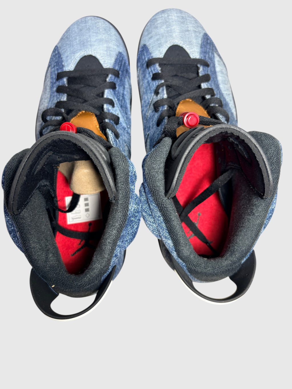 Jordan - Air Jordan 6 Retro - Washed Denim / Sail / Varsity Red / Black - Neuve avec étiquette AIR JORDAN