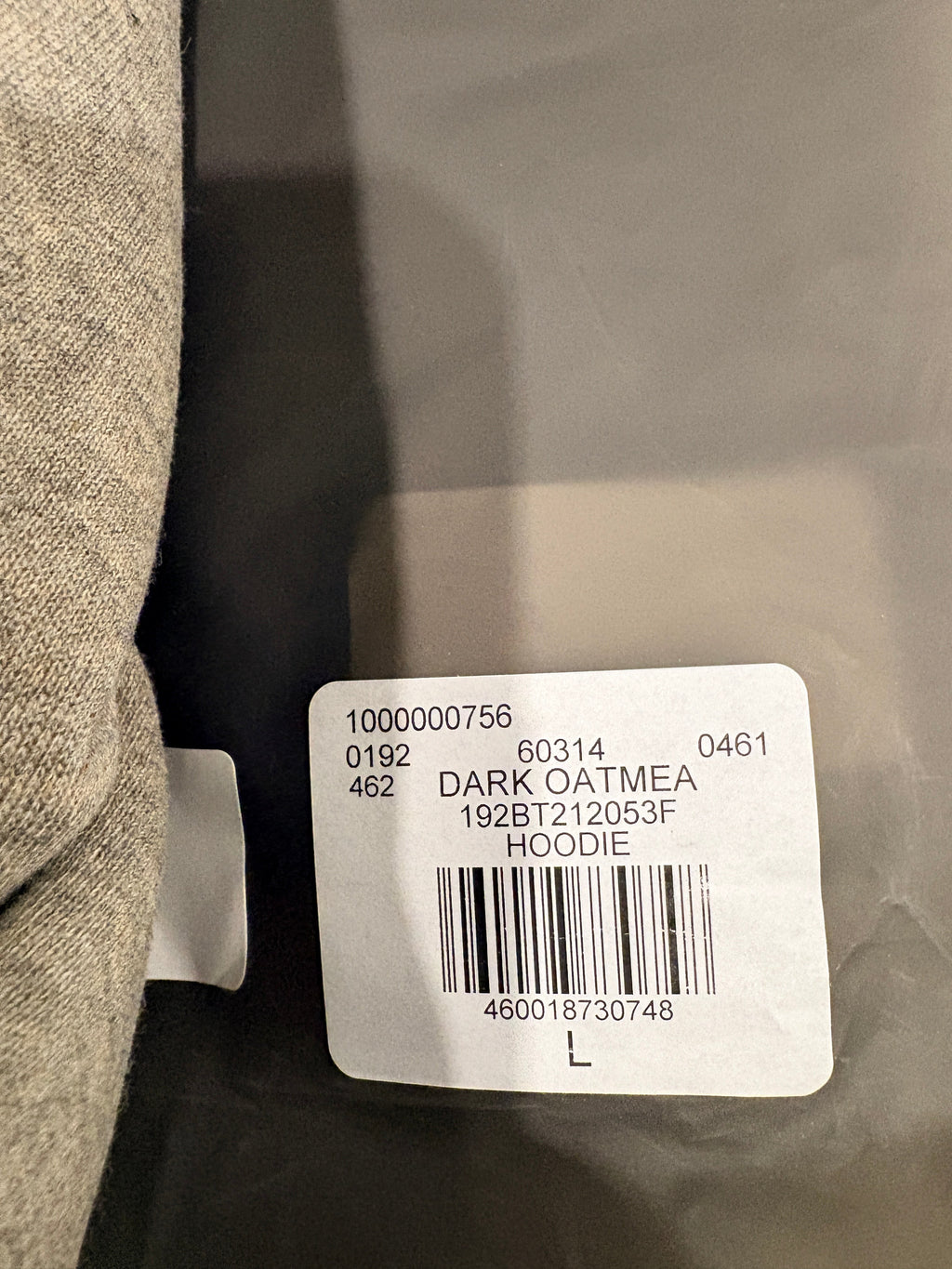 Fear of God ESSENTIALS - 1977 Hoodie - Dark Oatmeal - Neuf avec étiquette Fear of God Essentials