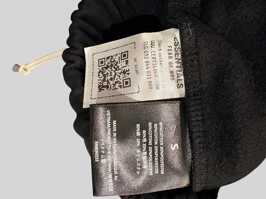 Fear of God Essentials - Fleece Hoodie State - Black - Neuf avec étiquette (Copie) Fear of God Essentials