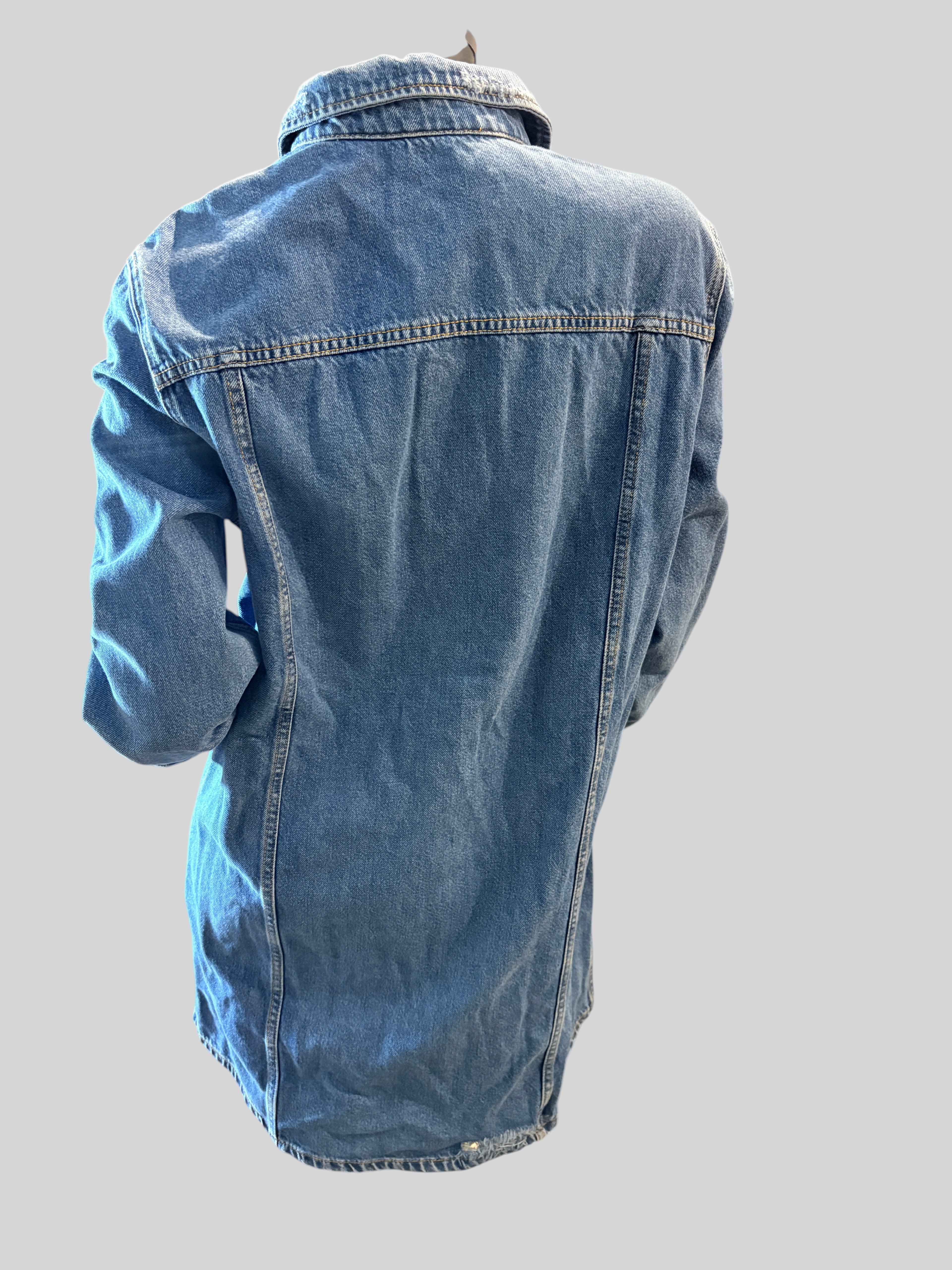IRO - Robe chemise DALKA en jean - Country Mid Blue - Neuve avec étiquette IRO Paris