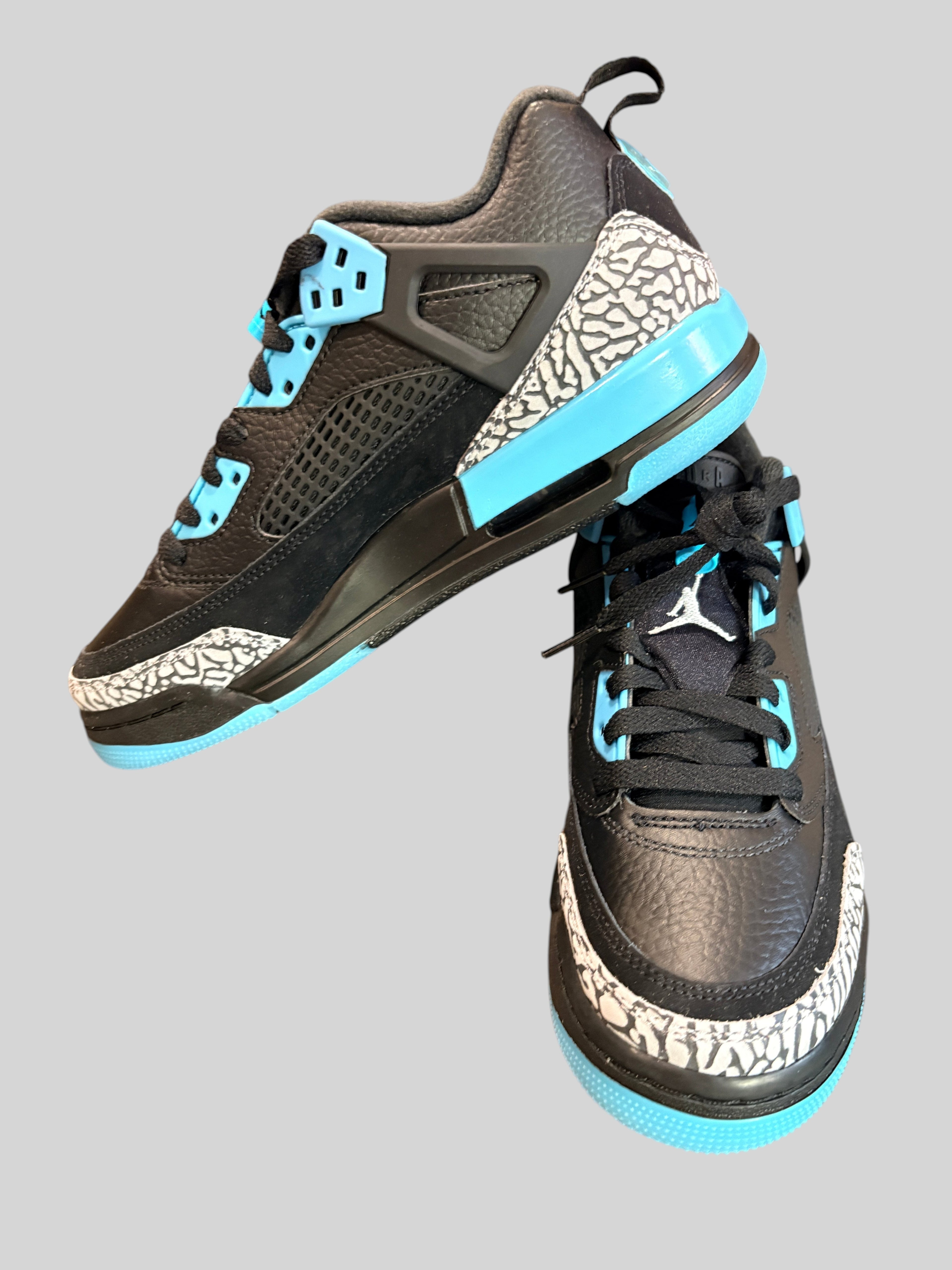 Jordan Spizike Low GS - Black / Gamma Blue / Wolf Grey - Neuve avec étiquette JORDAN
