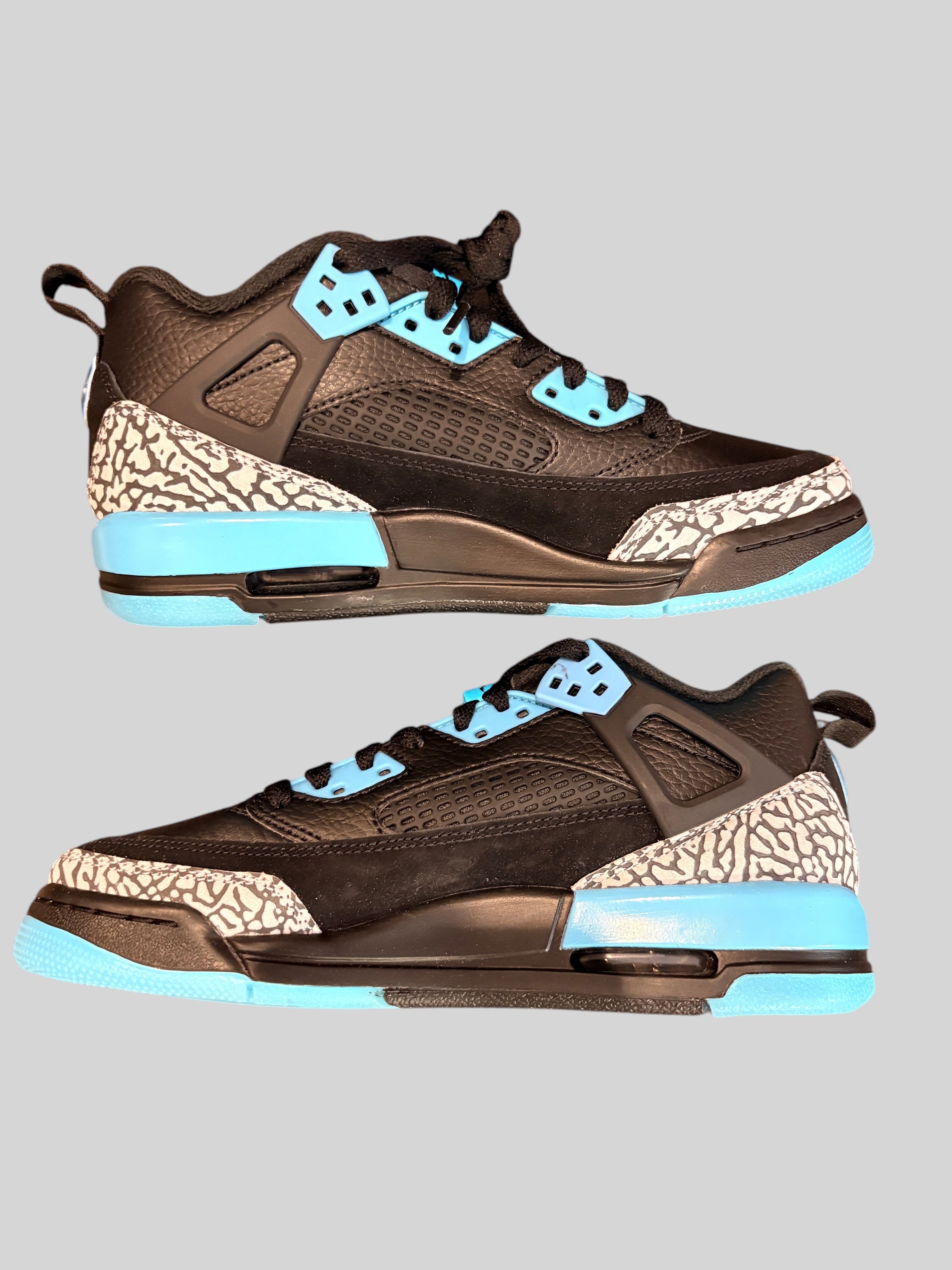 Jordan Spizike Low GS - Black / Gamma Blue / Wolf Grey - Neuve avec étiquette JORDAN