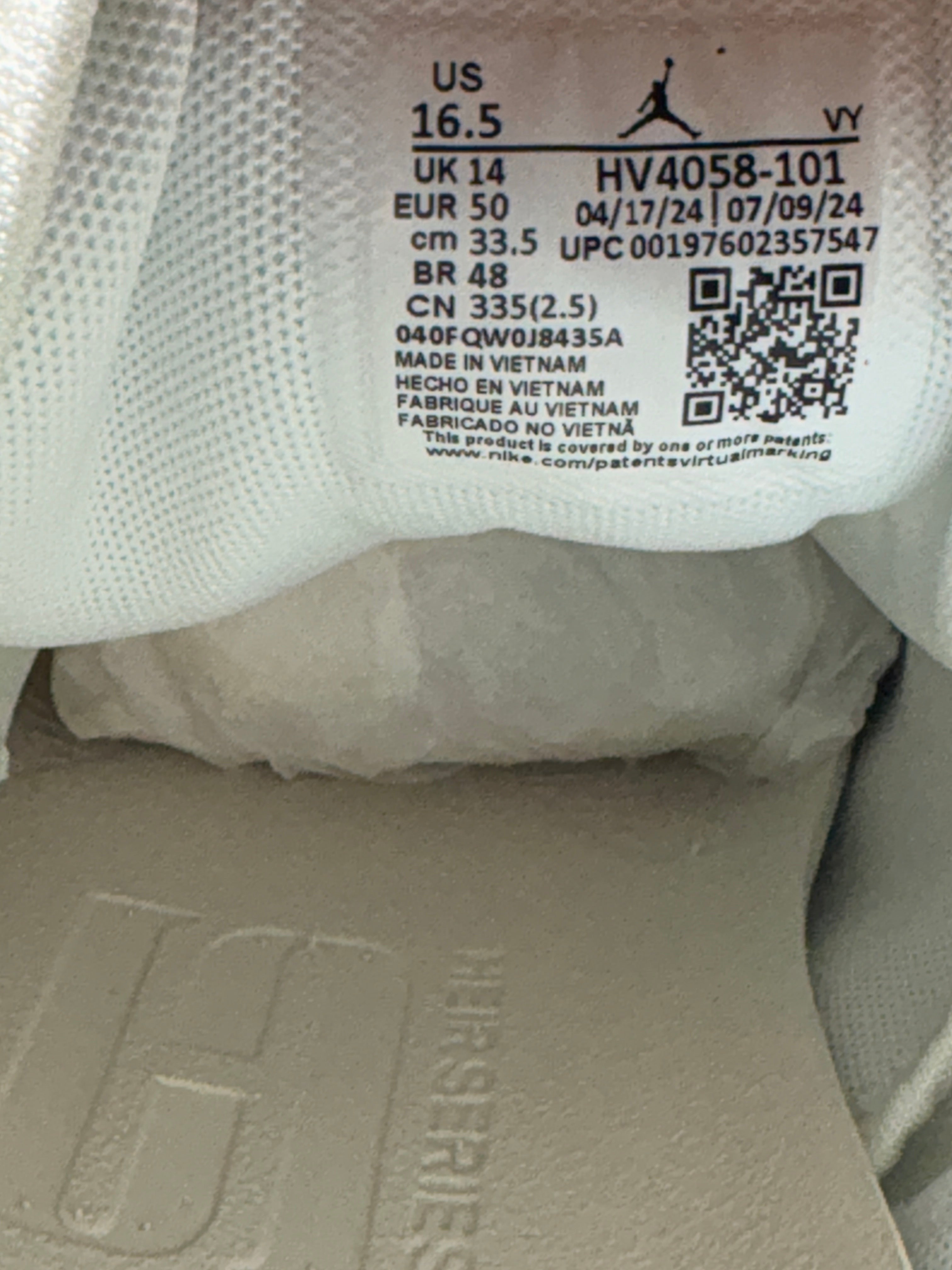 Jordan - Heir Series “Touch the Sky” - White / Phantom / Sail / Football Grey - Neuve avec étiquette NIKE