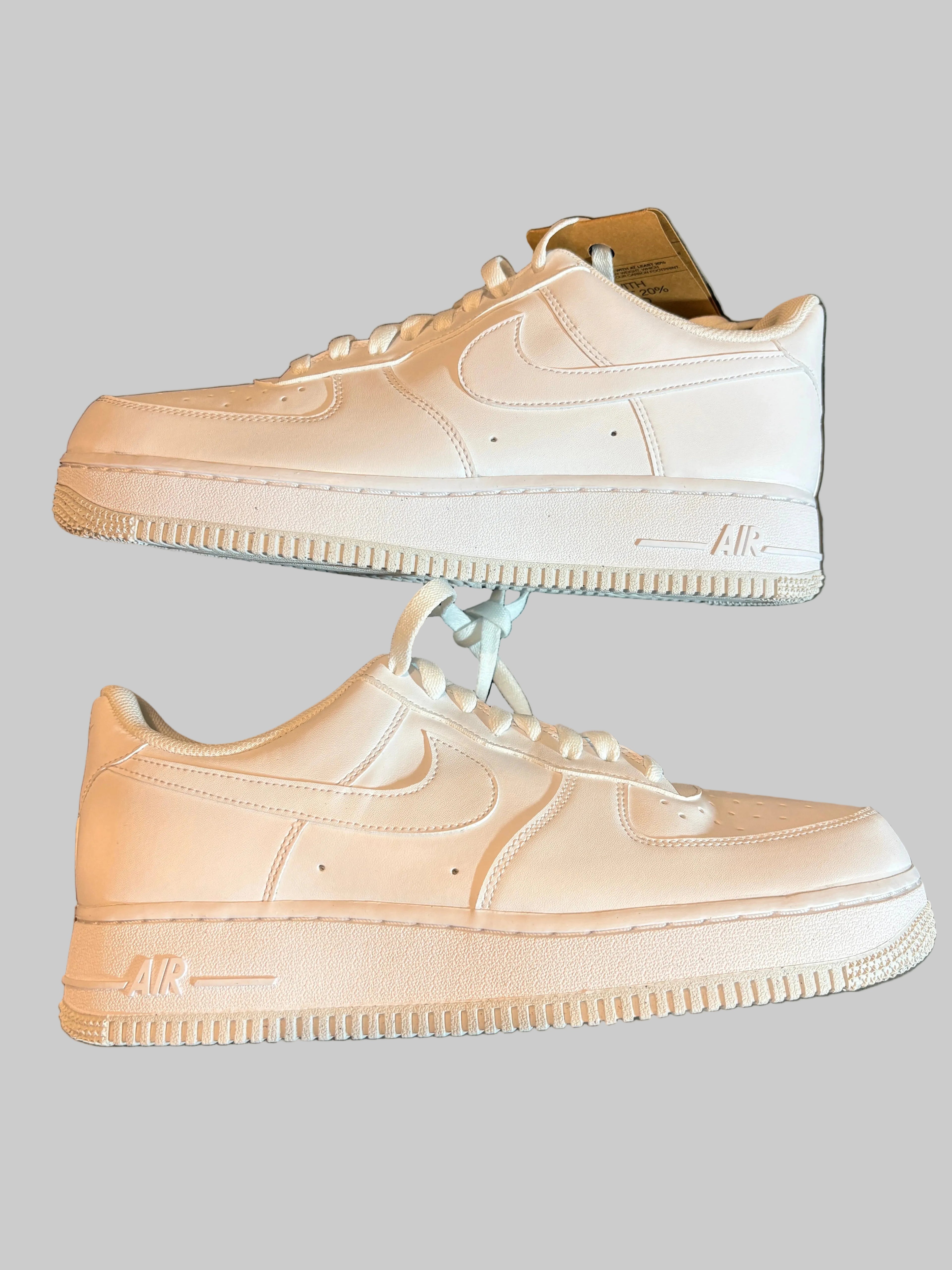 Nike - Air Force 1 ’07 Next Nature - White / Black / Metallic Silver - Neuve avec étiquette NIKE