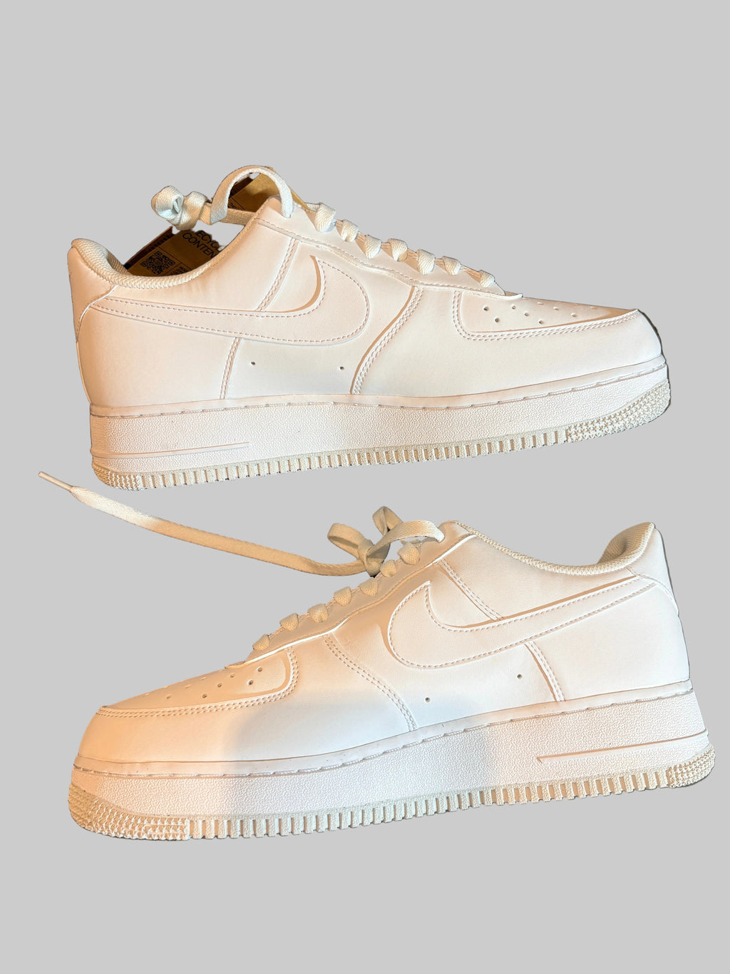 Nike - Air Force 1 ’07 Next Nature - White / Black / Metallic Silver - Neuve avec étiquette NIKE