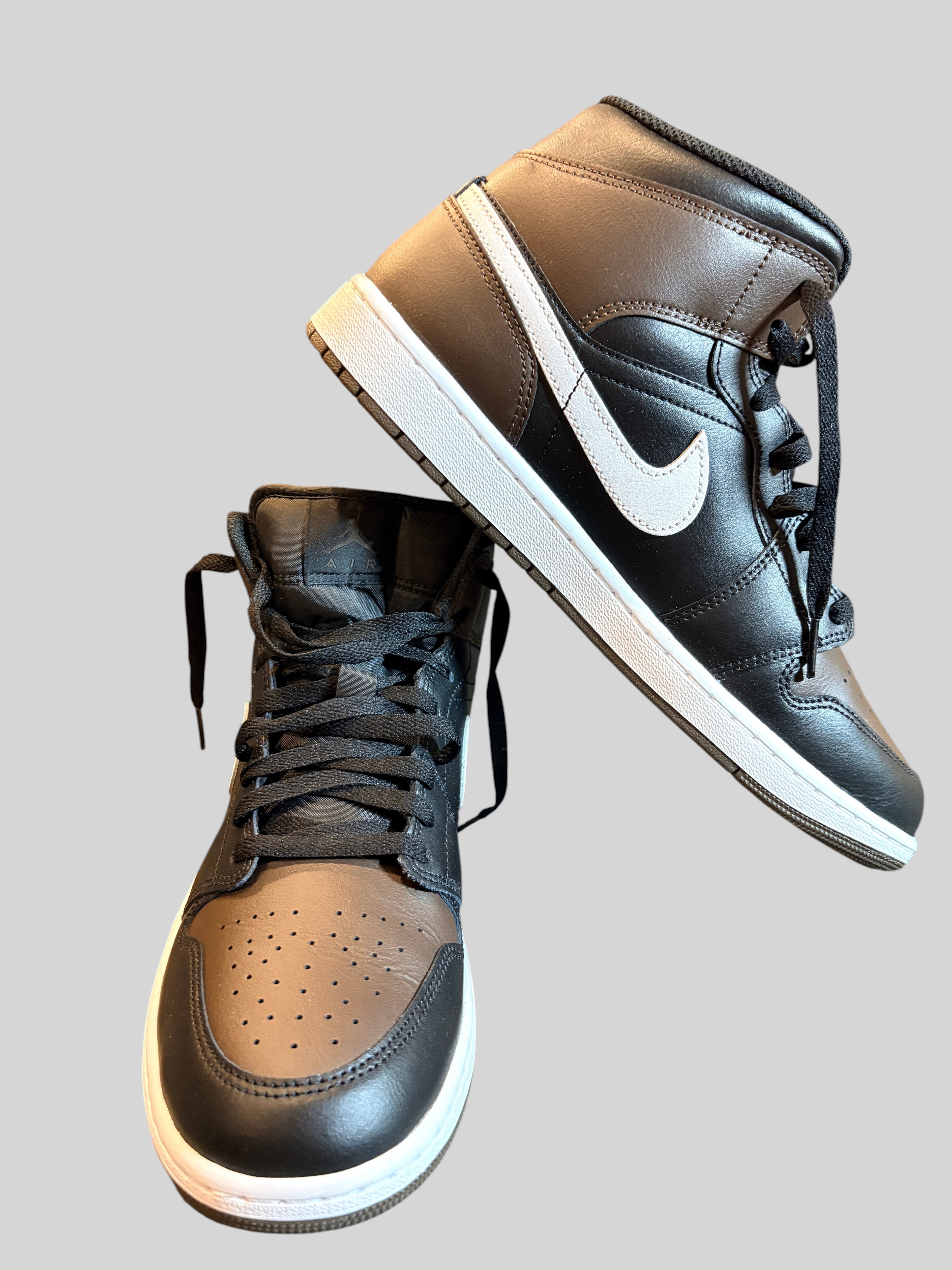 Jordan - Air Jordan 1 Mid - Baroque Brown / Black / White - Neuve avec étiquette AIR JORDAN